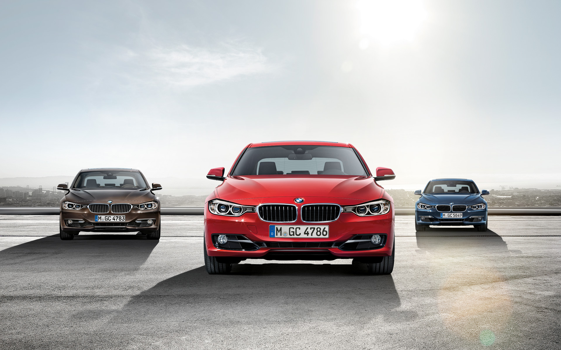 BMW 3 Series, Enchanting wallpaper, Facelifted model, Powerful performance, 1920x1200 HD Desktop