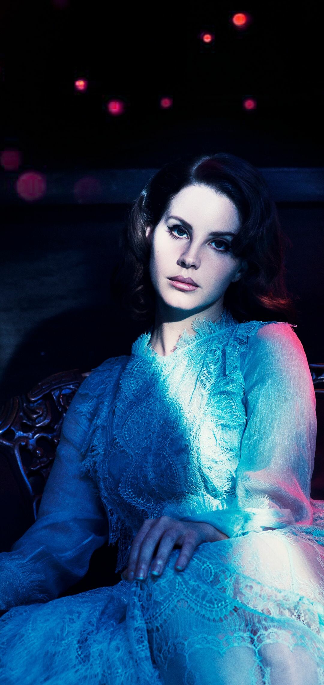 Lana Del Rey: Elizabeth Woolridge Grant, Known for her dreamy sound. 1080x2280 HD Background.