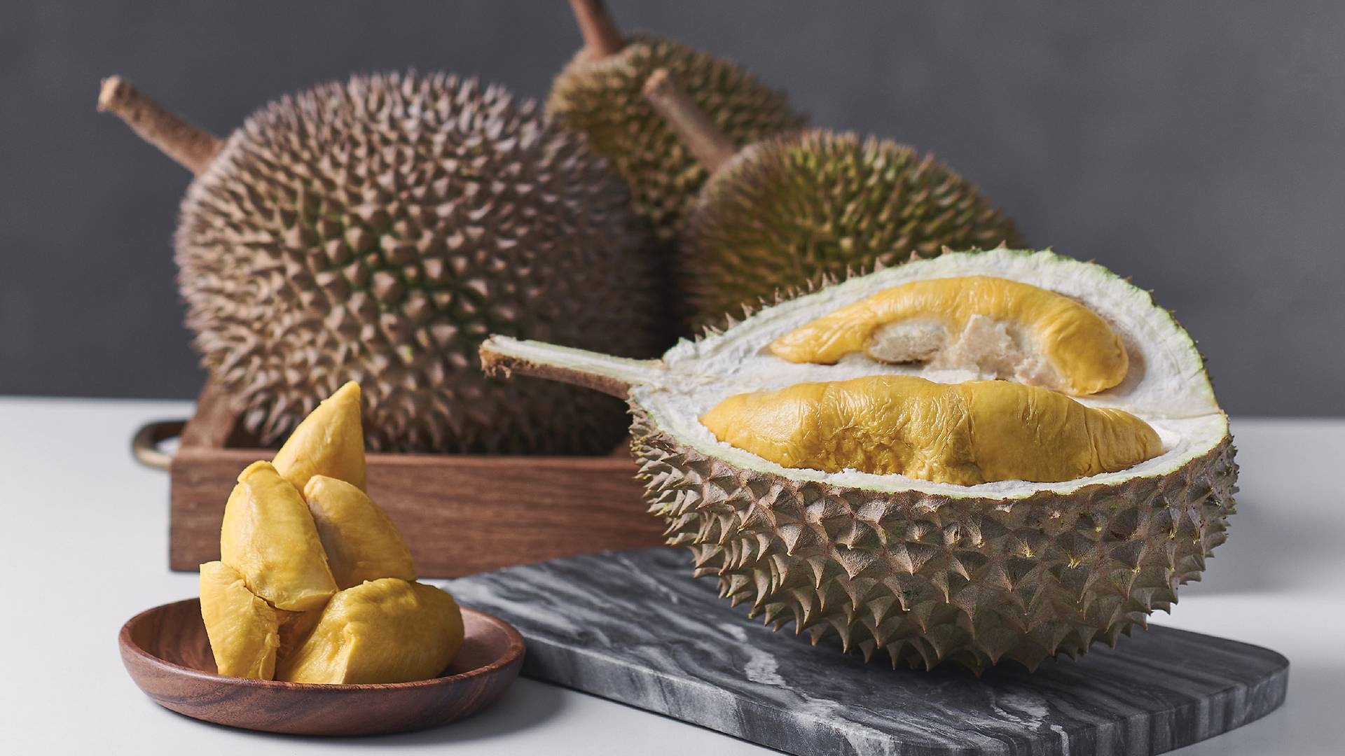 Durian: A highly sought-after fruit in Asian markets, Natural foods. 1920x1080 Full HD Wallpaper.