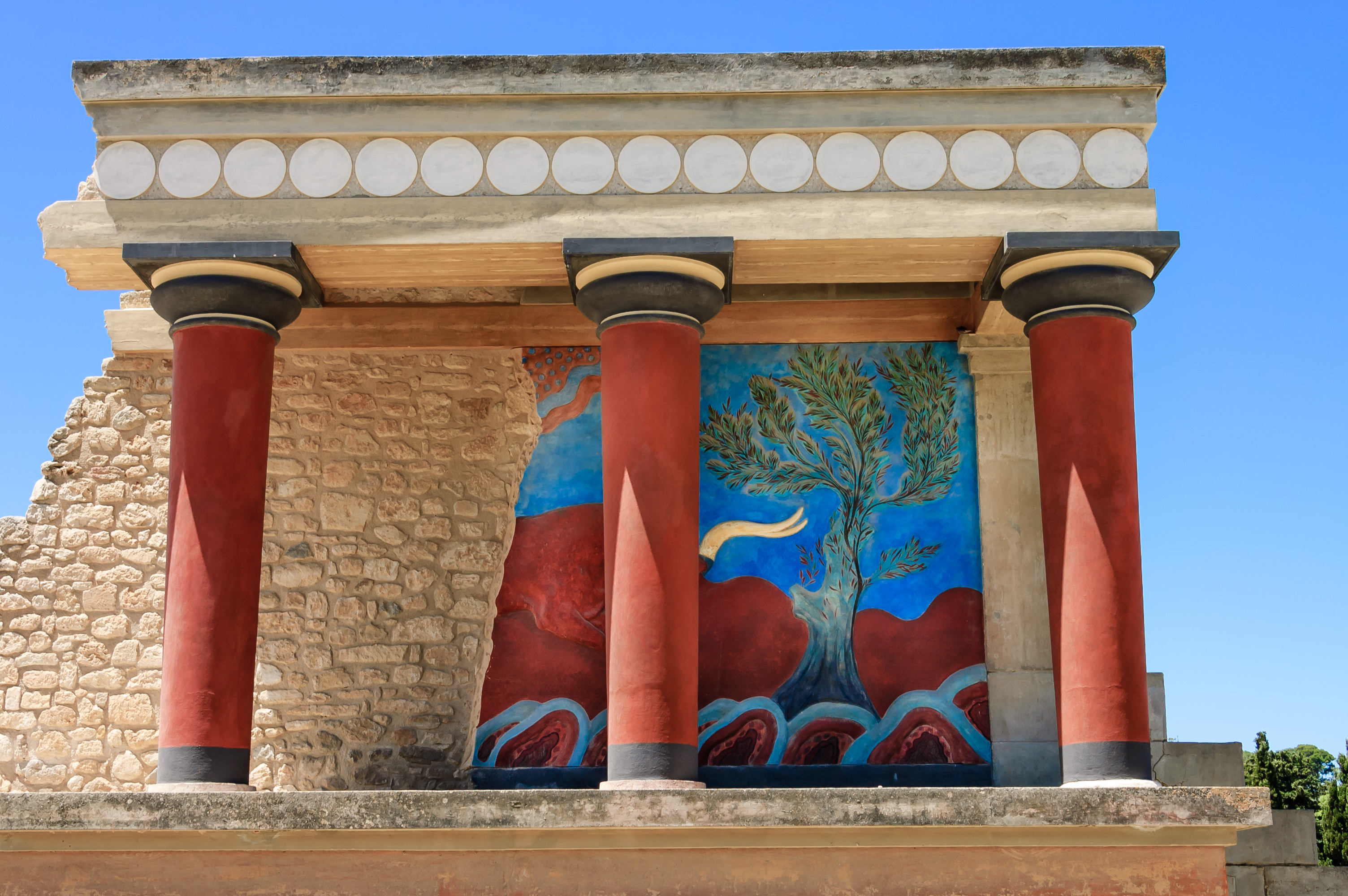 Knossos Palace, Crete's treasure, Mythical labyrinth, Ancient civilization, 3010x2000 HD Desktop