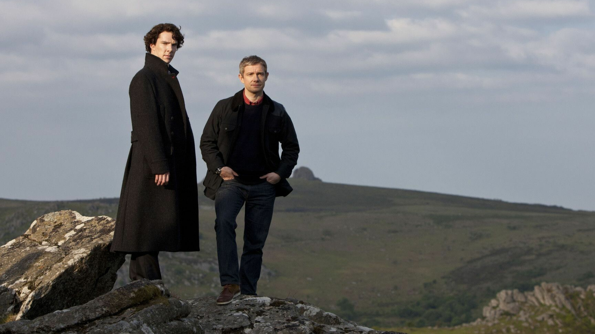 Sherlock (TV Series): The modernized version of the Conan Doyle characters, BBC show. 1920x1080 Full HD Background.