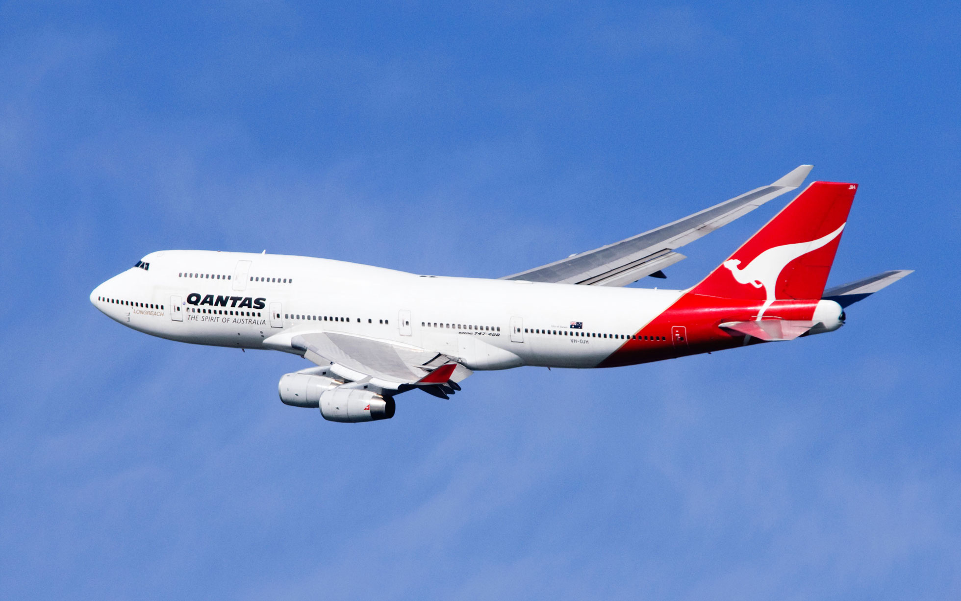 Qantas, Longest Non Stop Flight, Britain, Australia, 1960x1230 HD Desktop