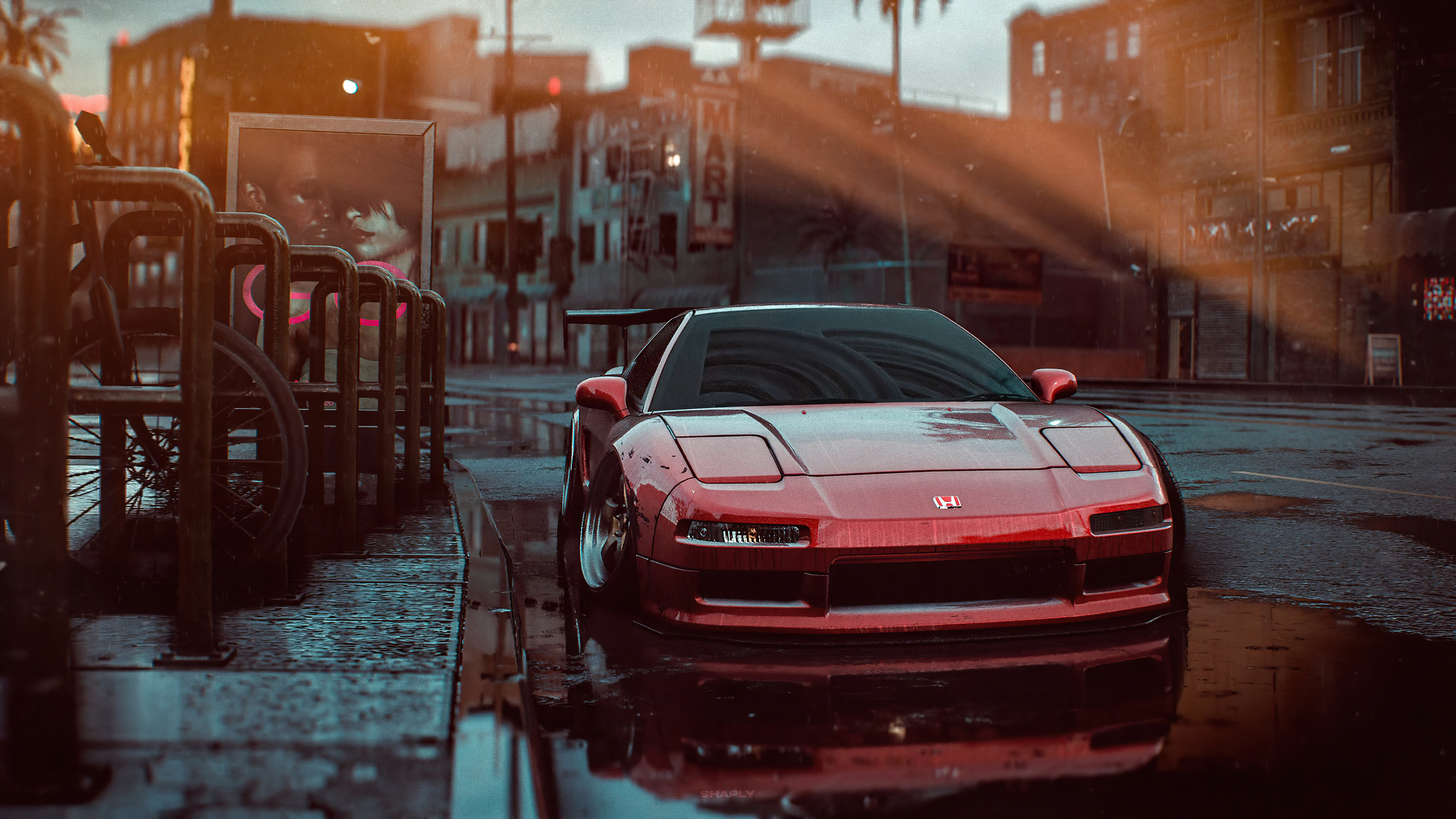 Honda NSX in Need for Speed, 4K HD gaming wallpapers, High-speed excitement, Automotive glory, 3840x2160 4K Desktop
