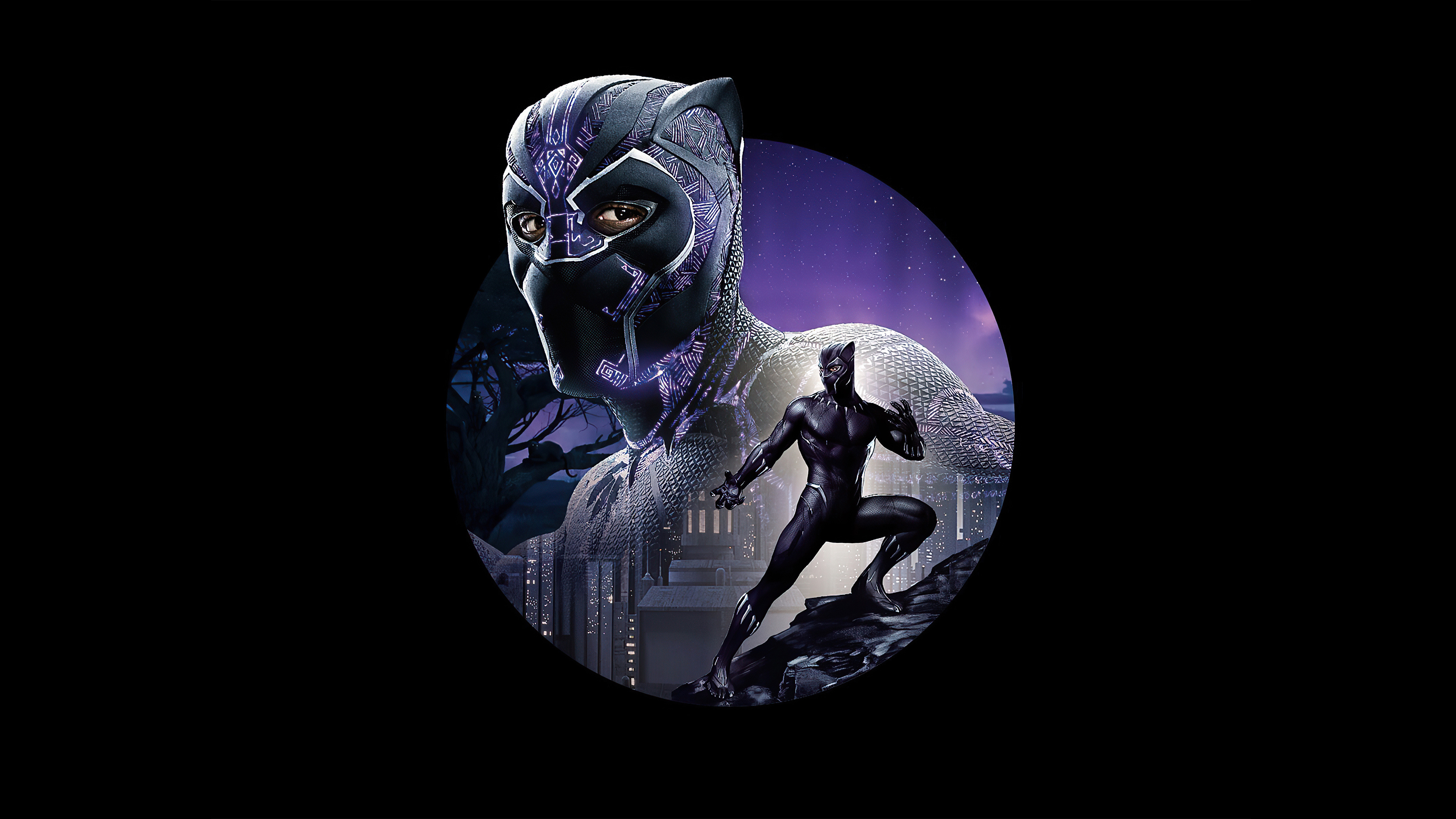 Black Panther movie, 4K ultra HD wallpaper, Background image, 3840x2160 4K Desktop