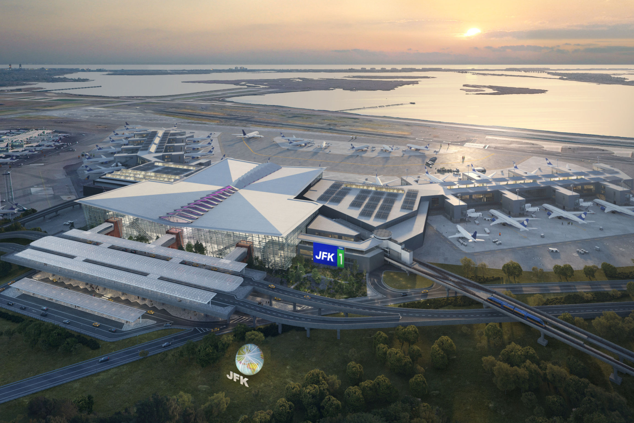 John F. Kennedy International Airport, Terminal redesign, Innovation in aviation, Seamless travel experience, 2560x1710 HD Desktop