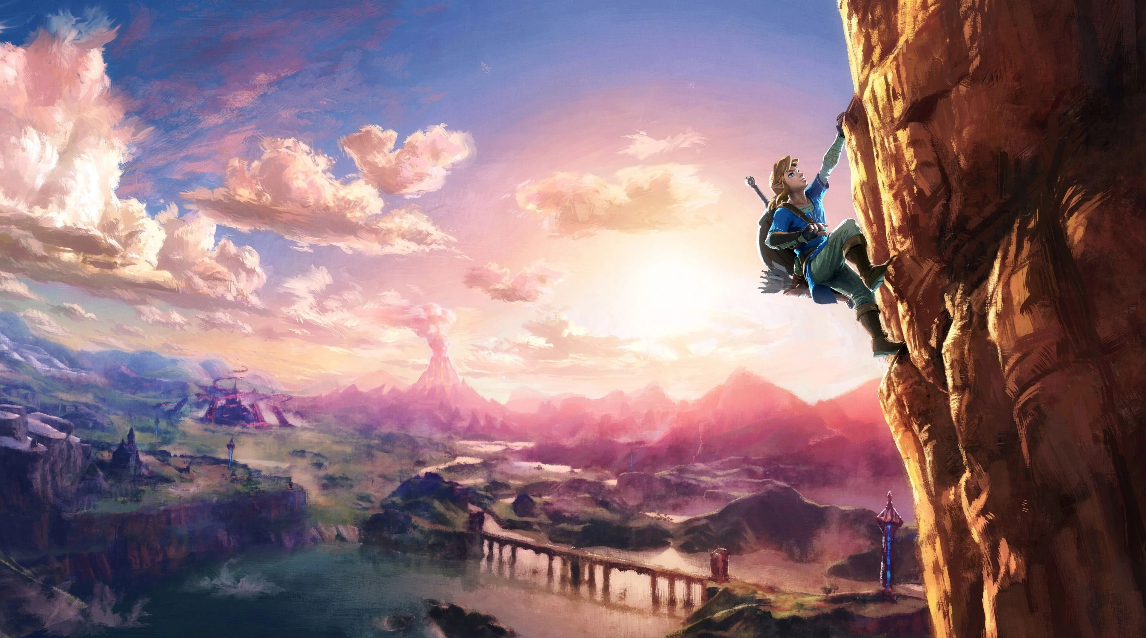 Zelda, Breath of the Wild, 4K, Backgrounds, 3840x2140 HD Desktop