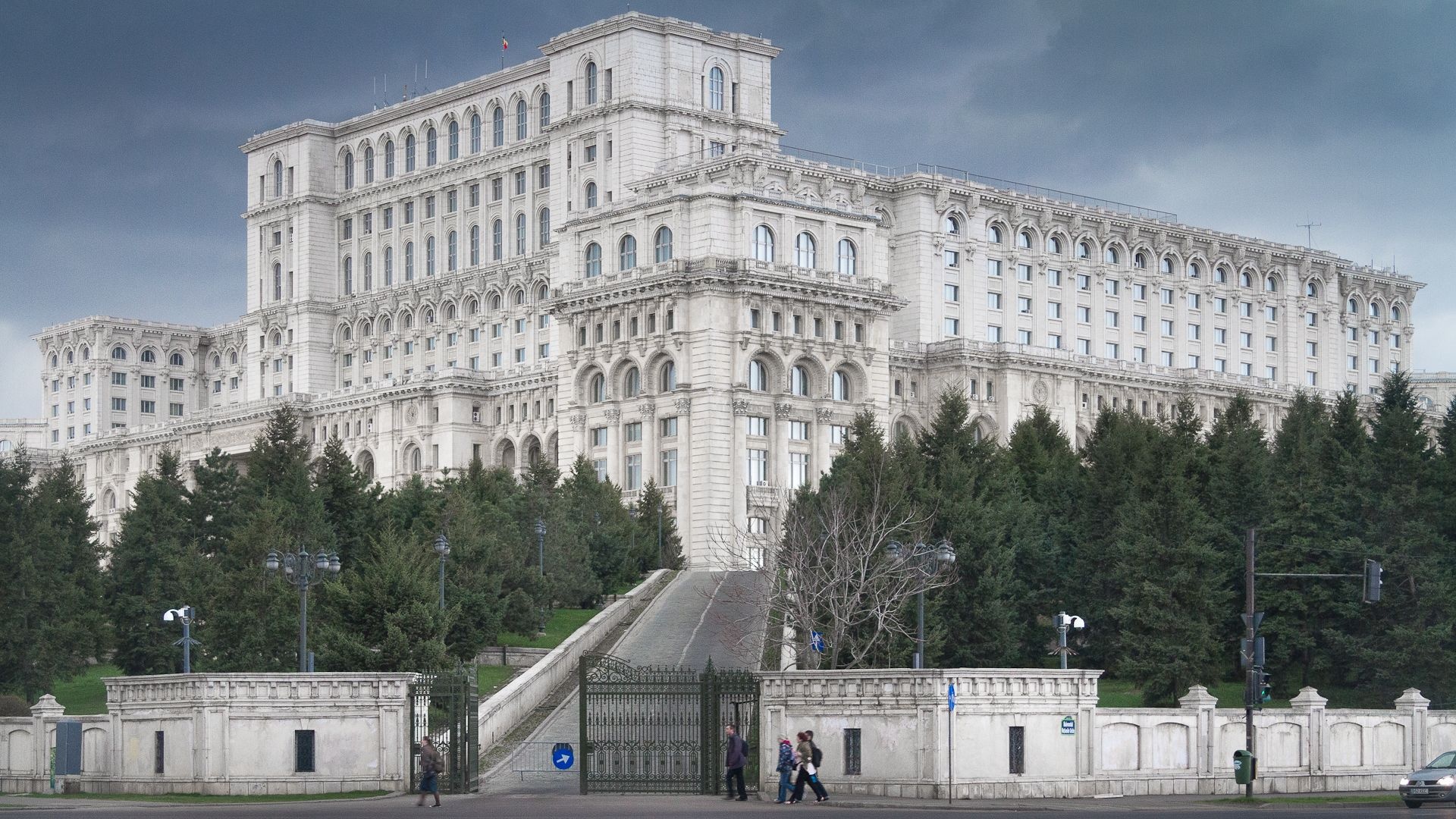 Palace of Parliament, Bucharest treasure, Architectural grandeur, Romanian landmark, 1920x1080 Full HD Desktop