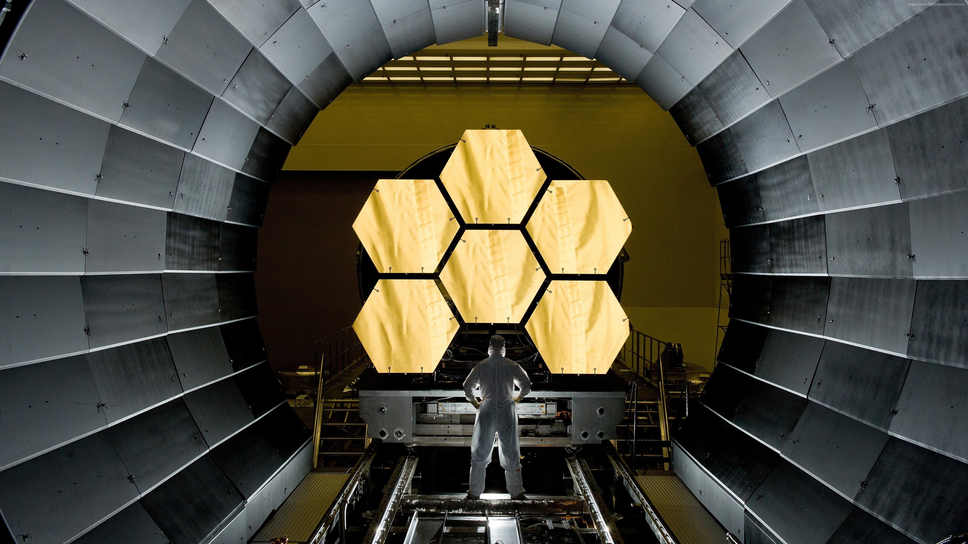 James Webb Telescope, Space telescope, NASA engineer, 3840x2160 4K Desktop