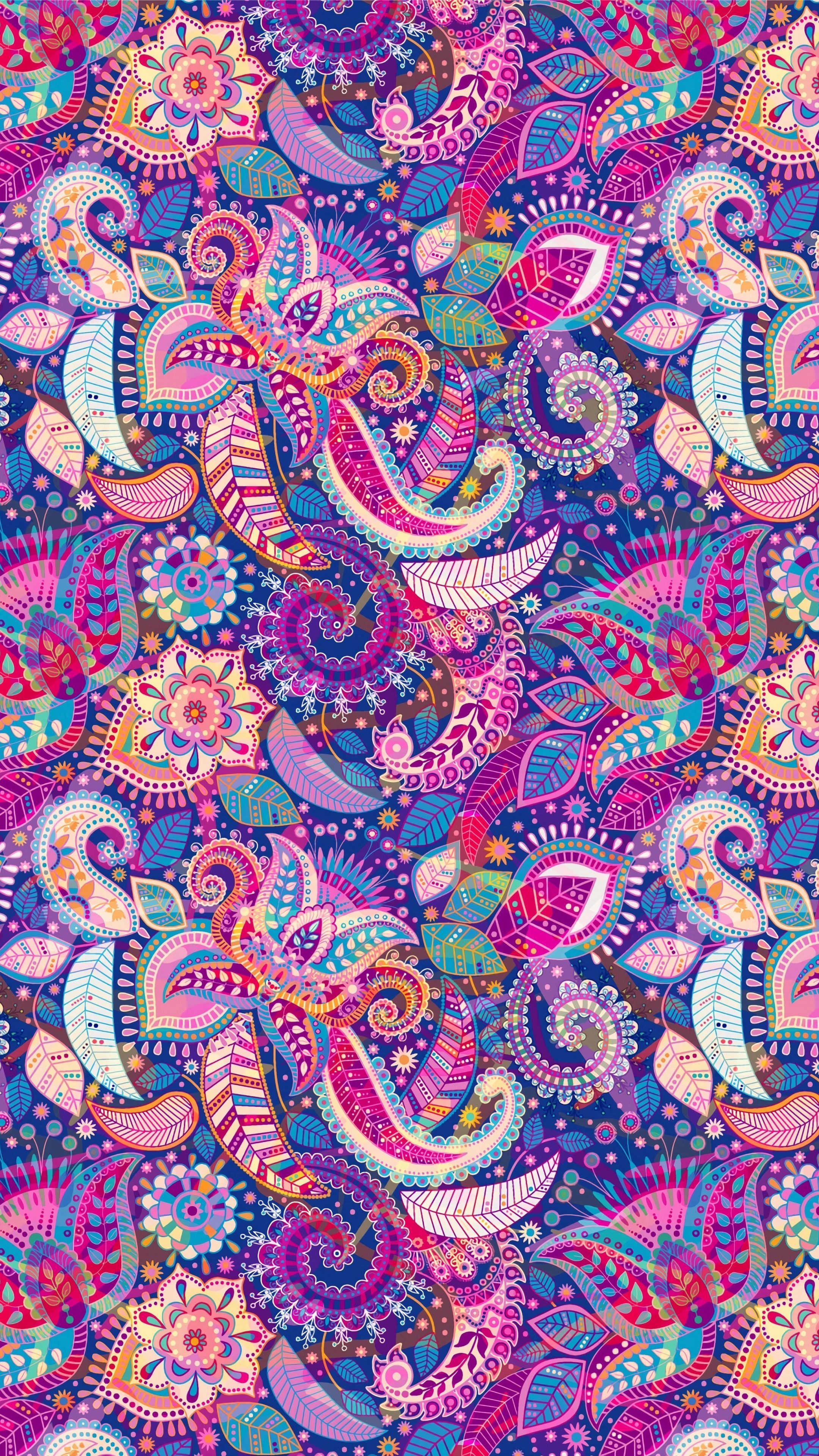 Flowers, Mandala Wallpaper, 2160x3840 4K Handy