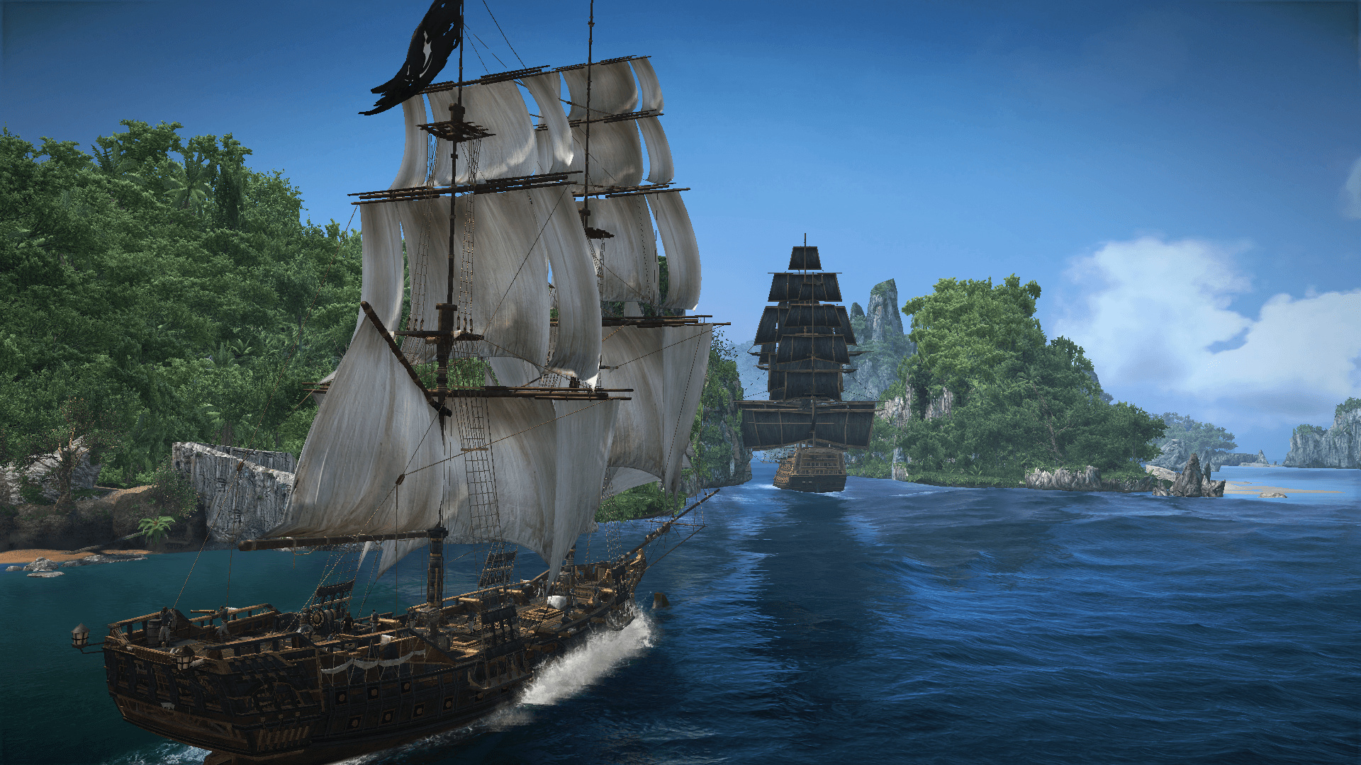 Assassin's Creed 4 Black Flag, Ship combat wallpapers, Gaming, Backgrounds, 1920x1080 Full HD Desktop