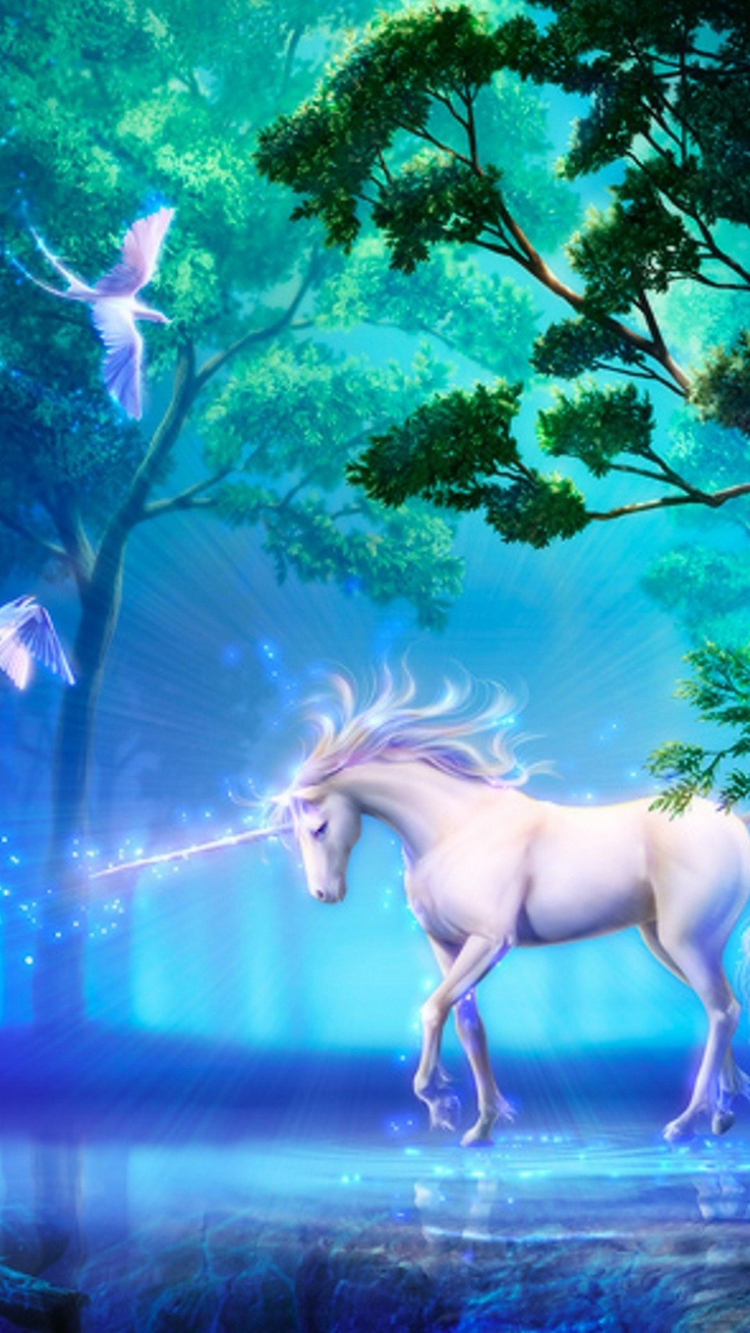 Cute unicorn backgrounds, Android 2022, Android wallpapers, HD, 1080x1920 Full HD Phone