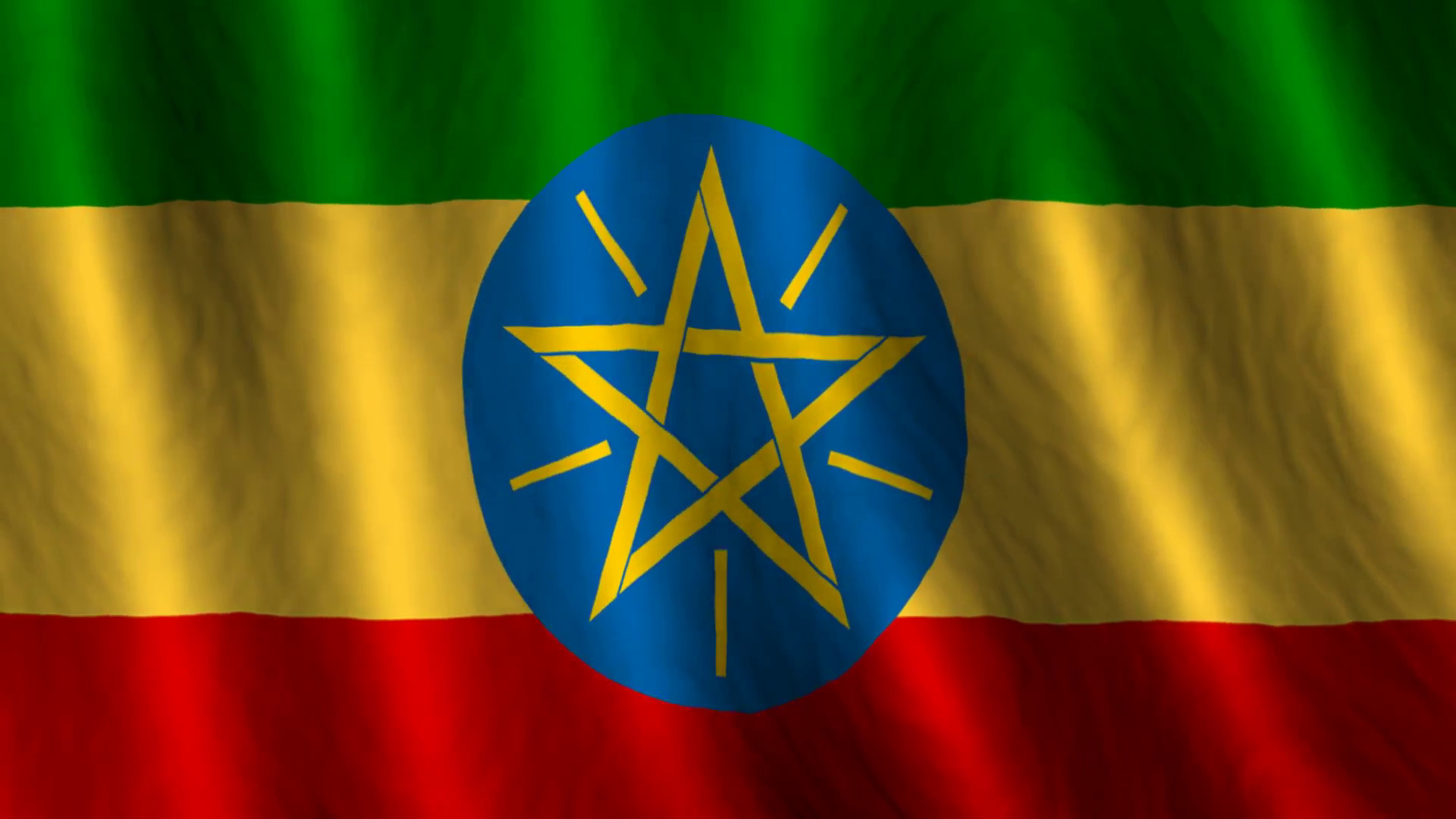 Ethiopian flag, Patriotic symbol, Vibrant colors, National pride, 1920x1080 Full HD Desktop