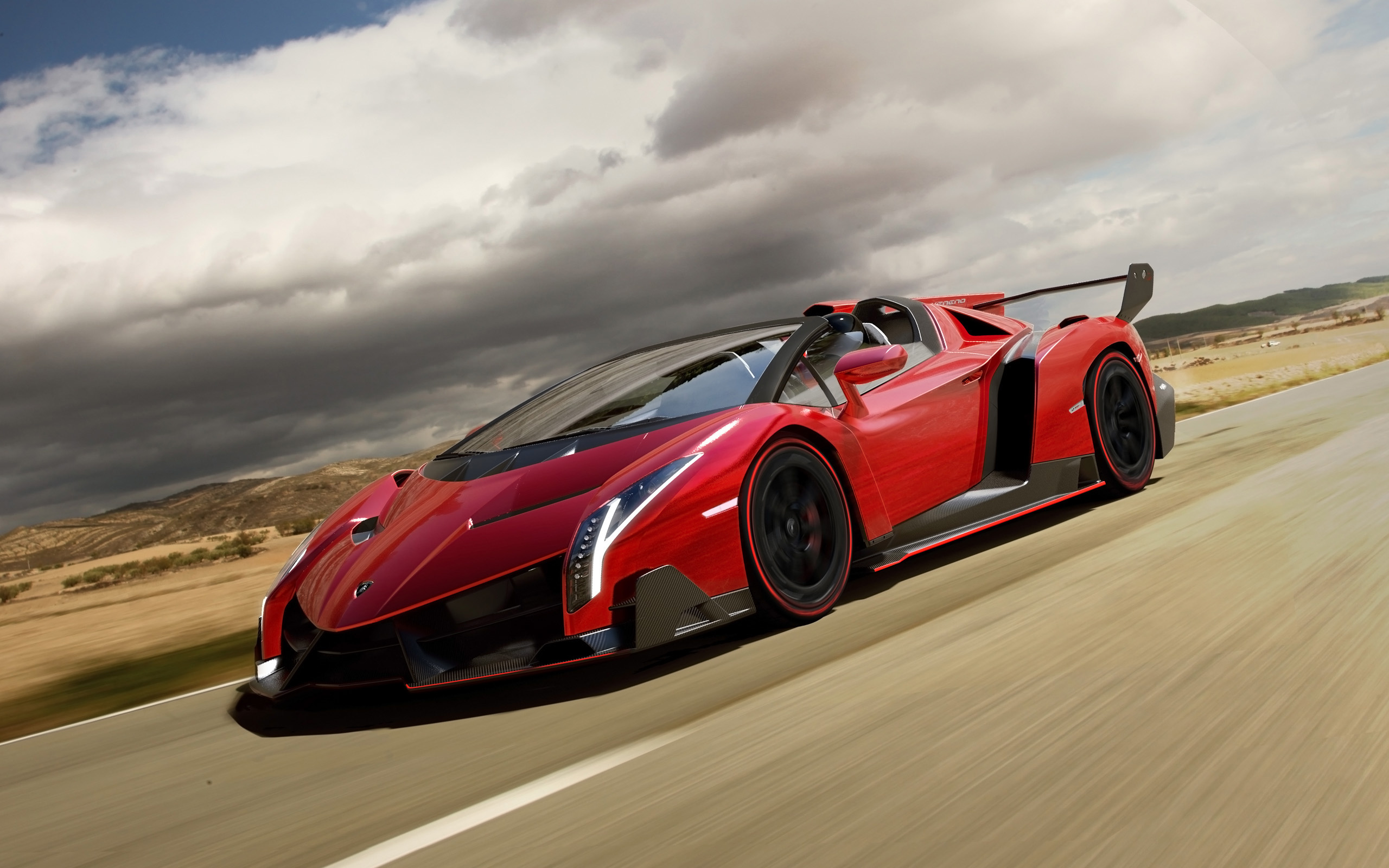 Lamborghini Veneno, Auto masterpiece, Roadster elegance, Iconic design, 2560x1600 HD Desktop