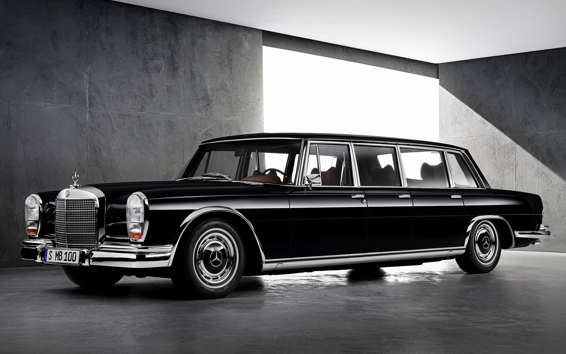 Mercedes-Benz: 1964 600 Pullman (6-door), Limousine, Luxury car. 1920x1200 HD Background.