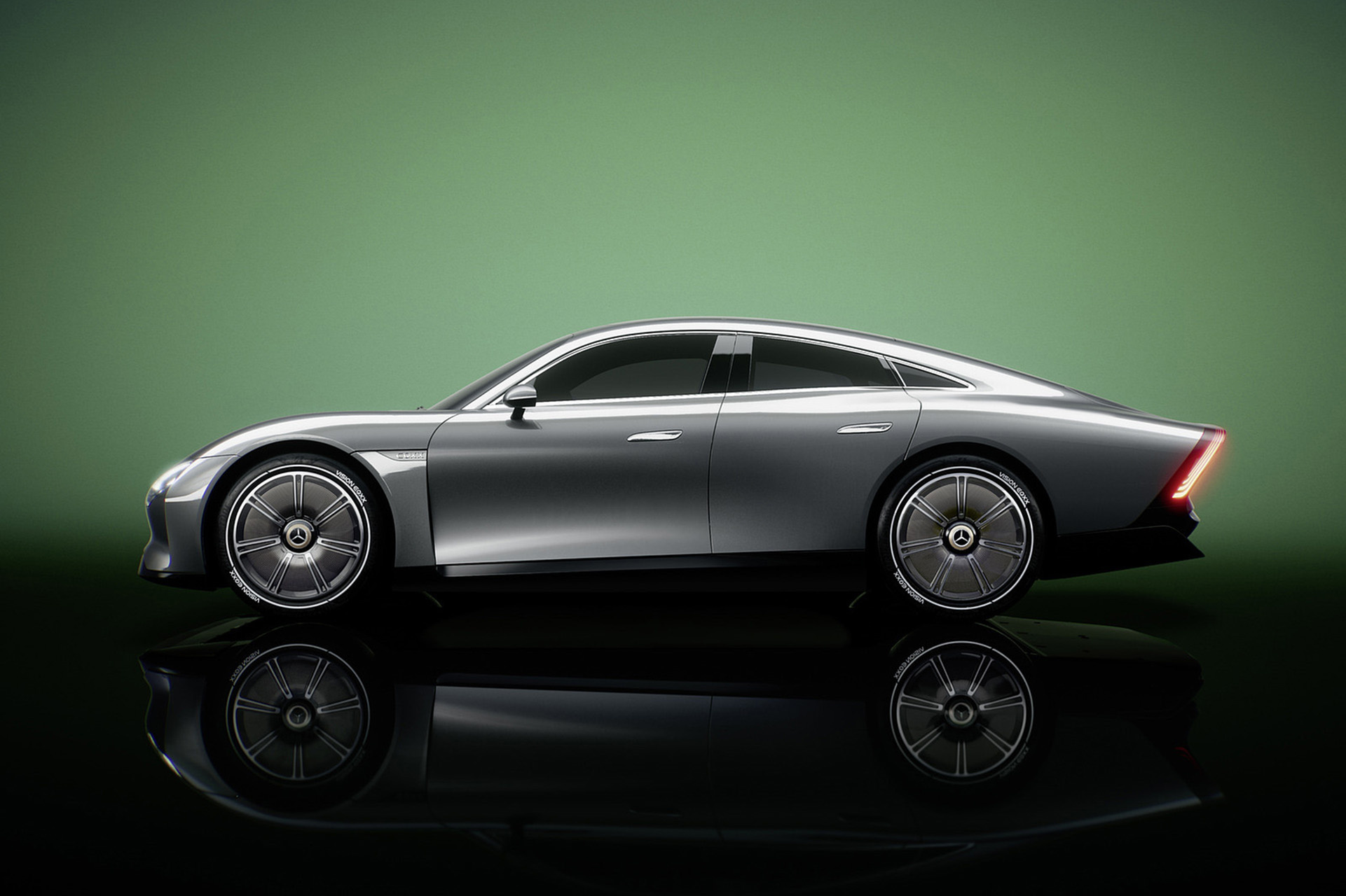 Mercedes-Benz VISION EQXX, 2022 concept car, Electric vehicle, Futuristic design, 1930x1280 HD Desktop
