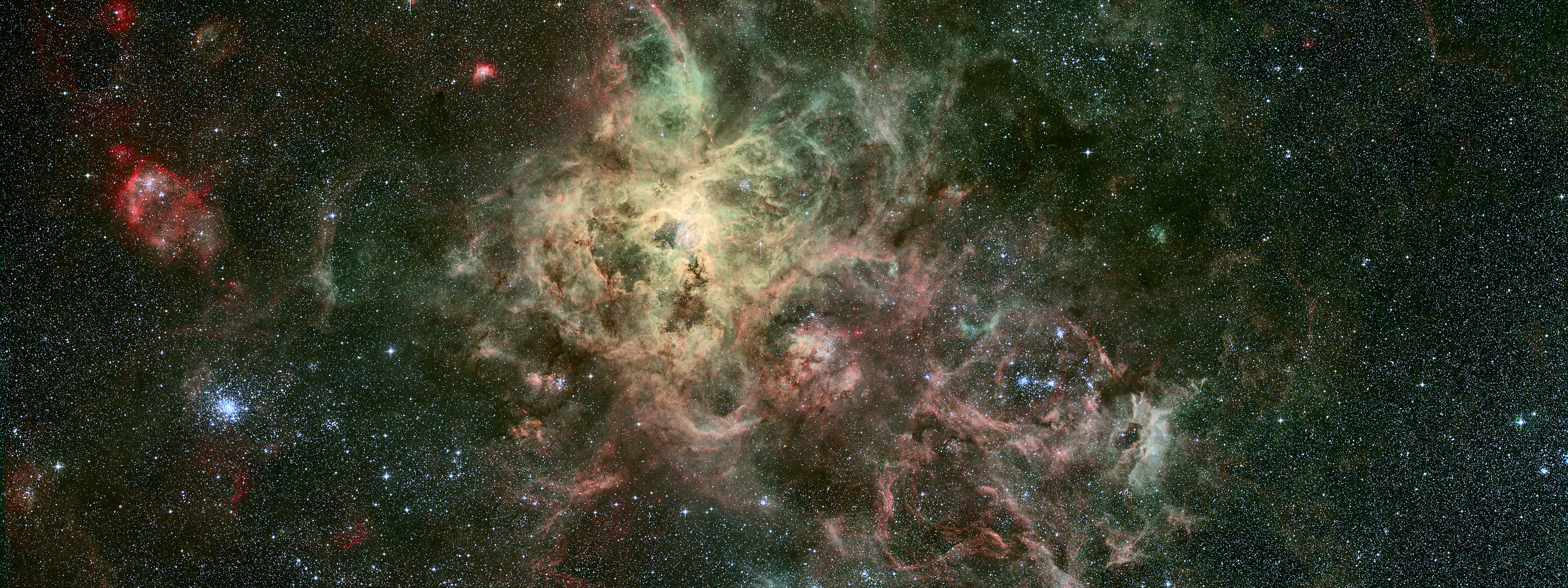 Hubble wonders, Sci-fi nebulae, Astonishing deep space, Unveiling the universe, 3200x1200 Dual Screen Desktop