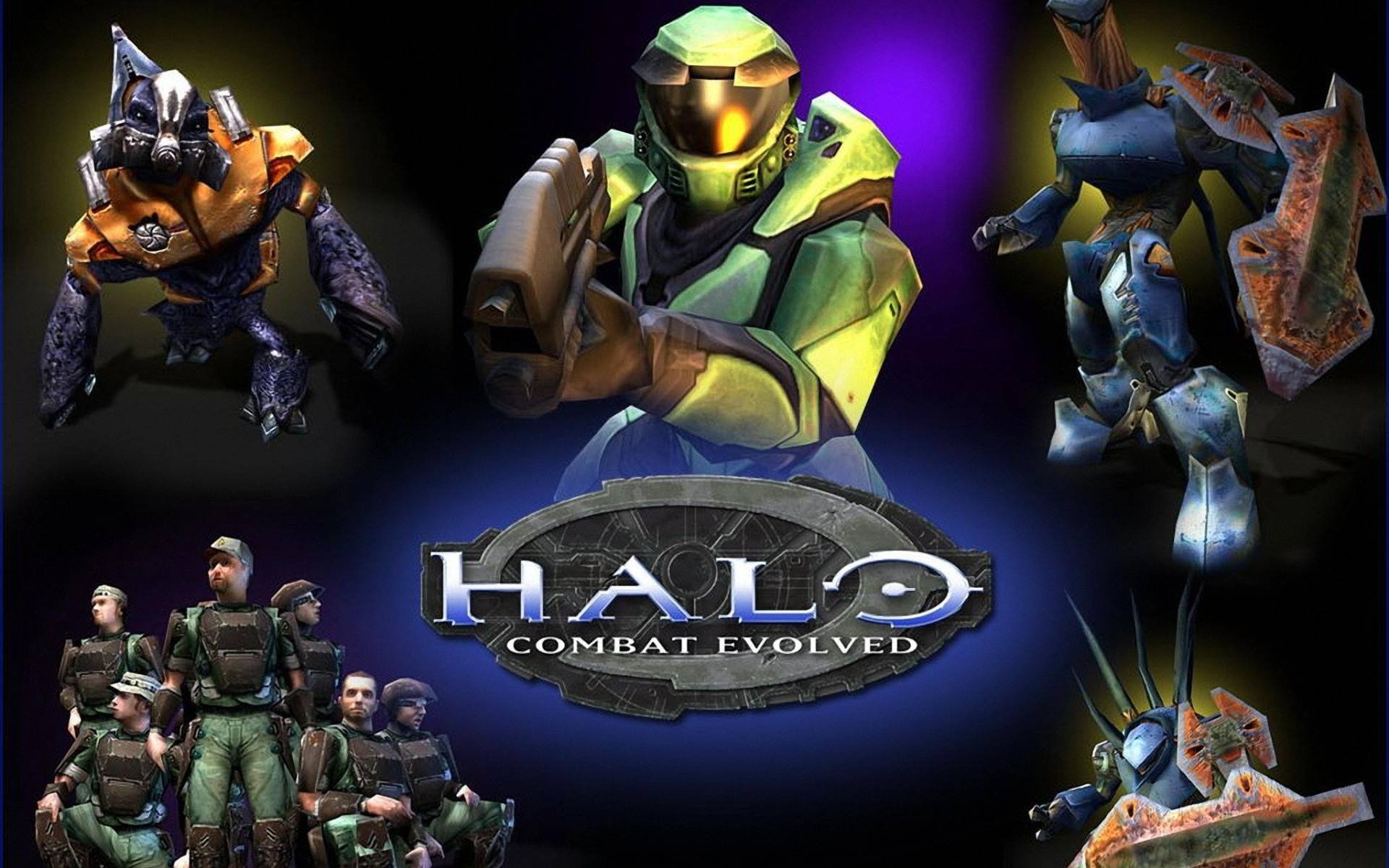 Halo CE shooter, FPS action, Sci-fi warfare, Warrior's epic battles, 1920x1200 HD Desktop