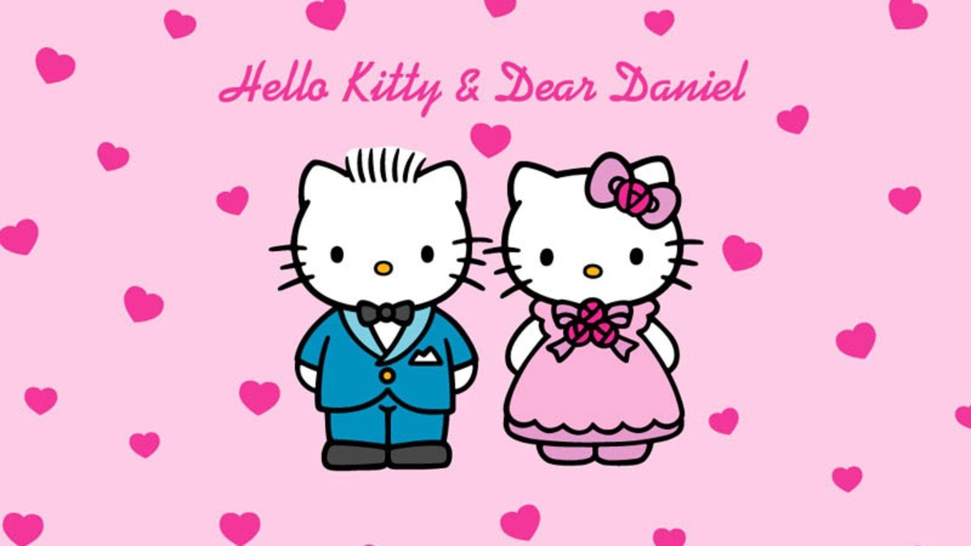 Hello Kitty: The character has a boyfriend named Dear Daniel. 1920x1080 Full HD Background.
