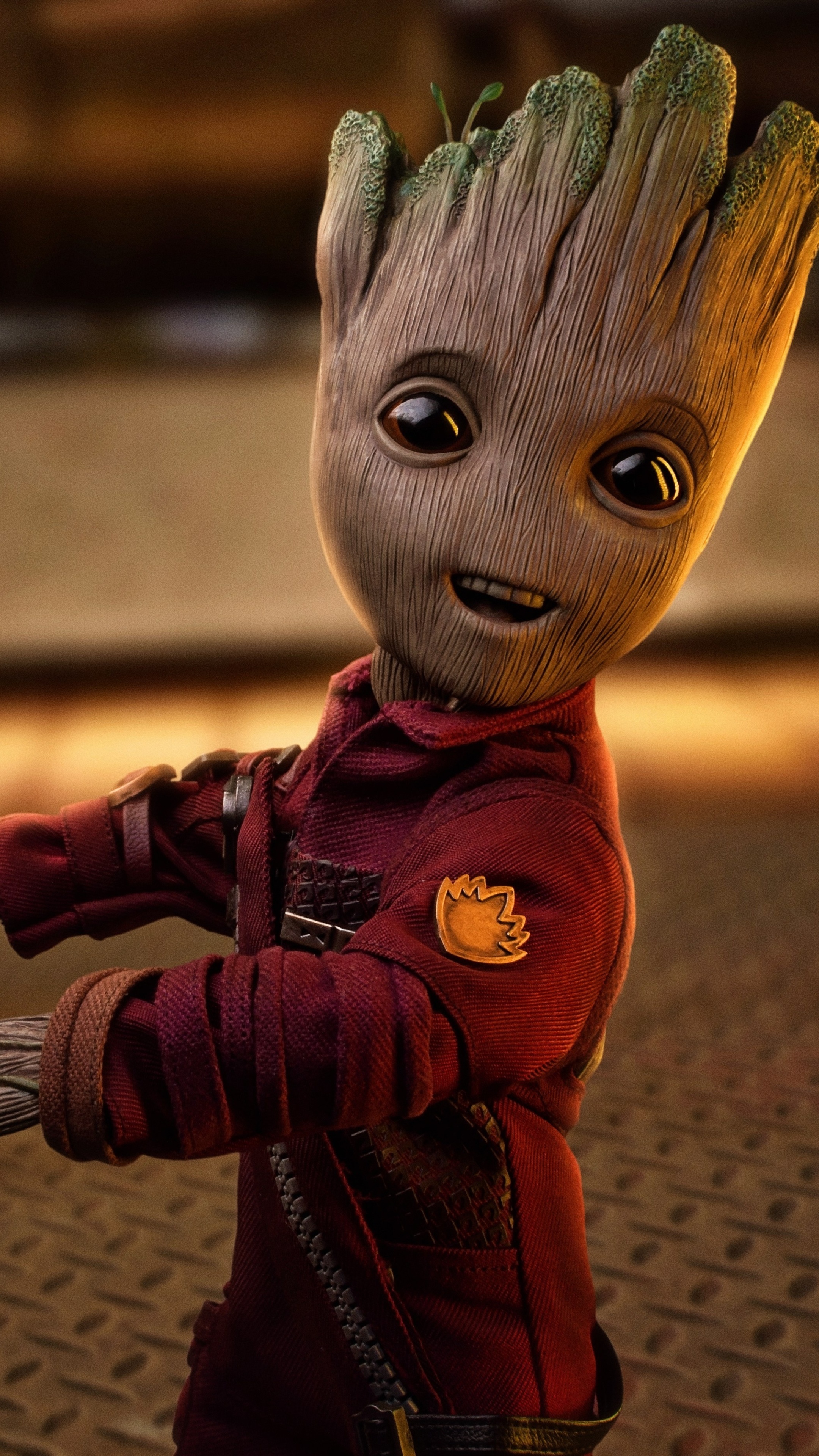Baby Groot, 5K resolution, Artwork, Sony Xperia, Amazing wallpapers, 2160x3840 4K Handy