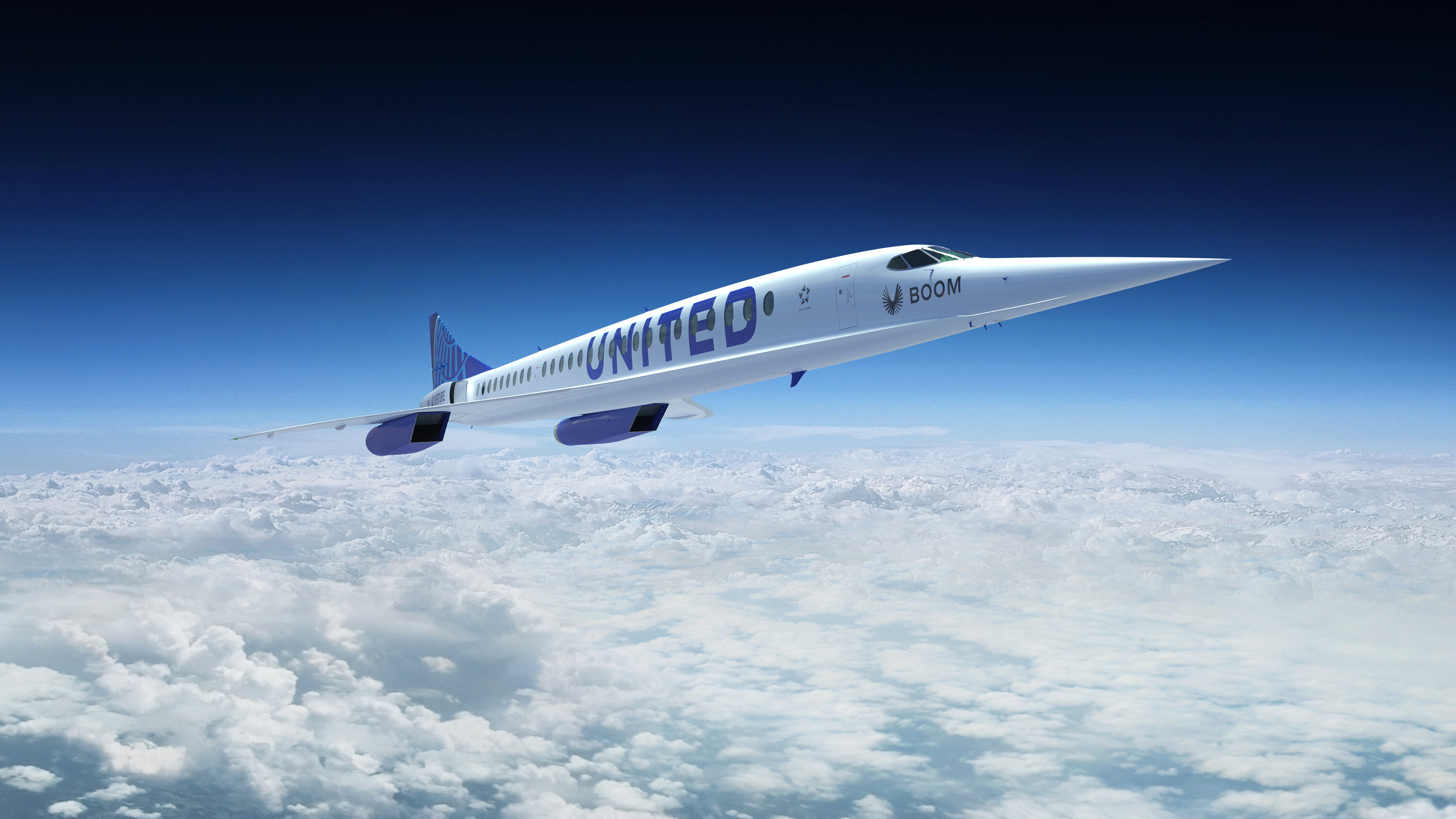 United Airlines, Supersonic air travel, The New York Times, 3000x1690 HD Desktop