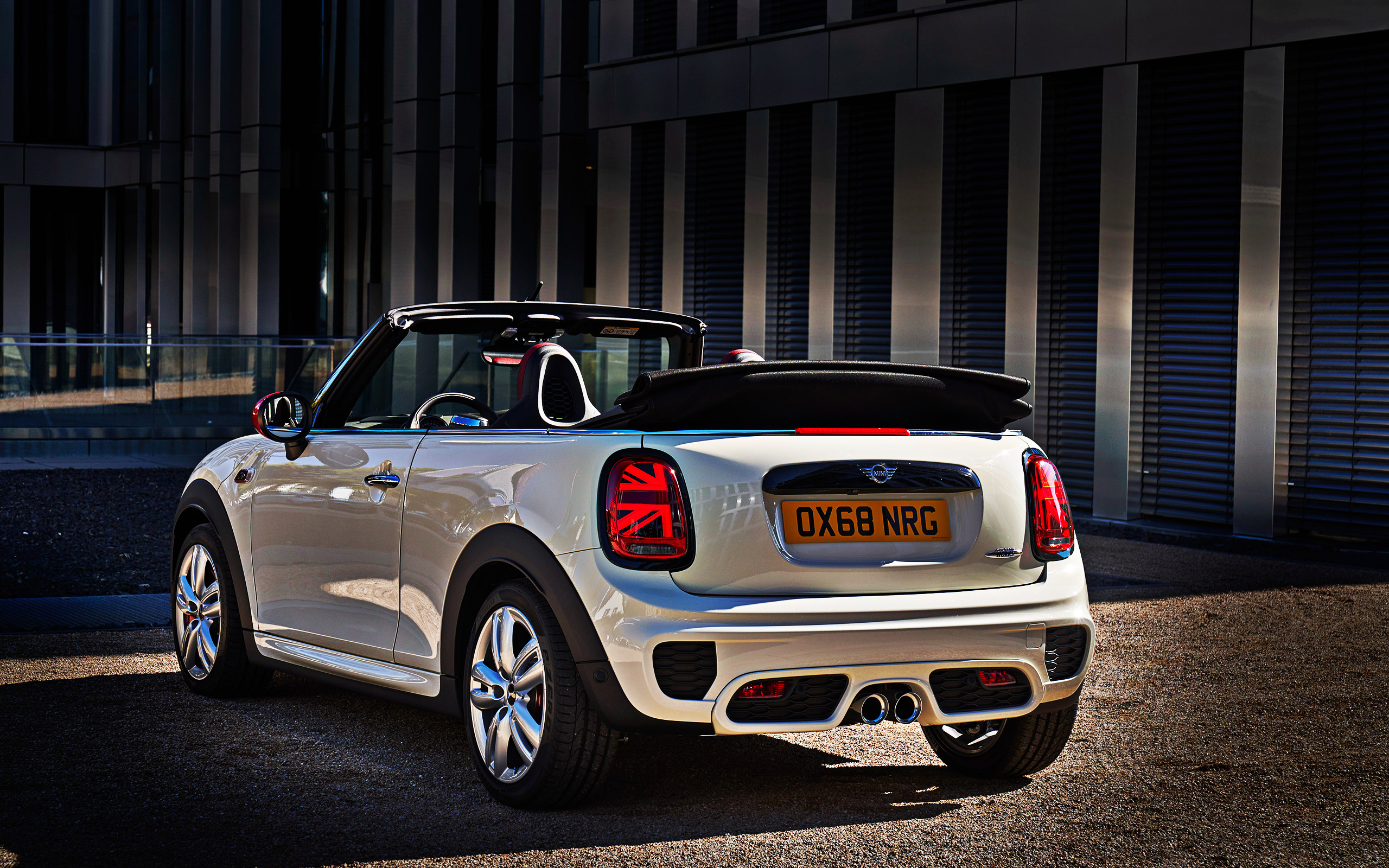 MINI Convertible, Iconic British charm, White cabriolet, High-quality pictures, 2560x1600 HD Desktop