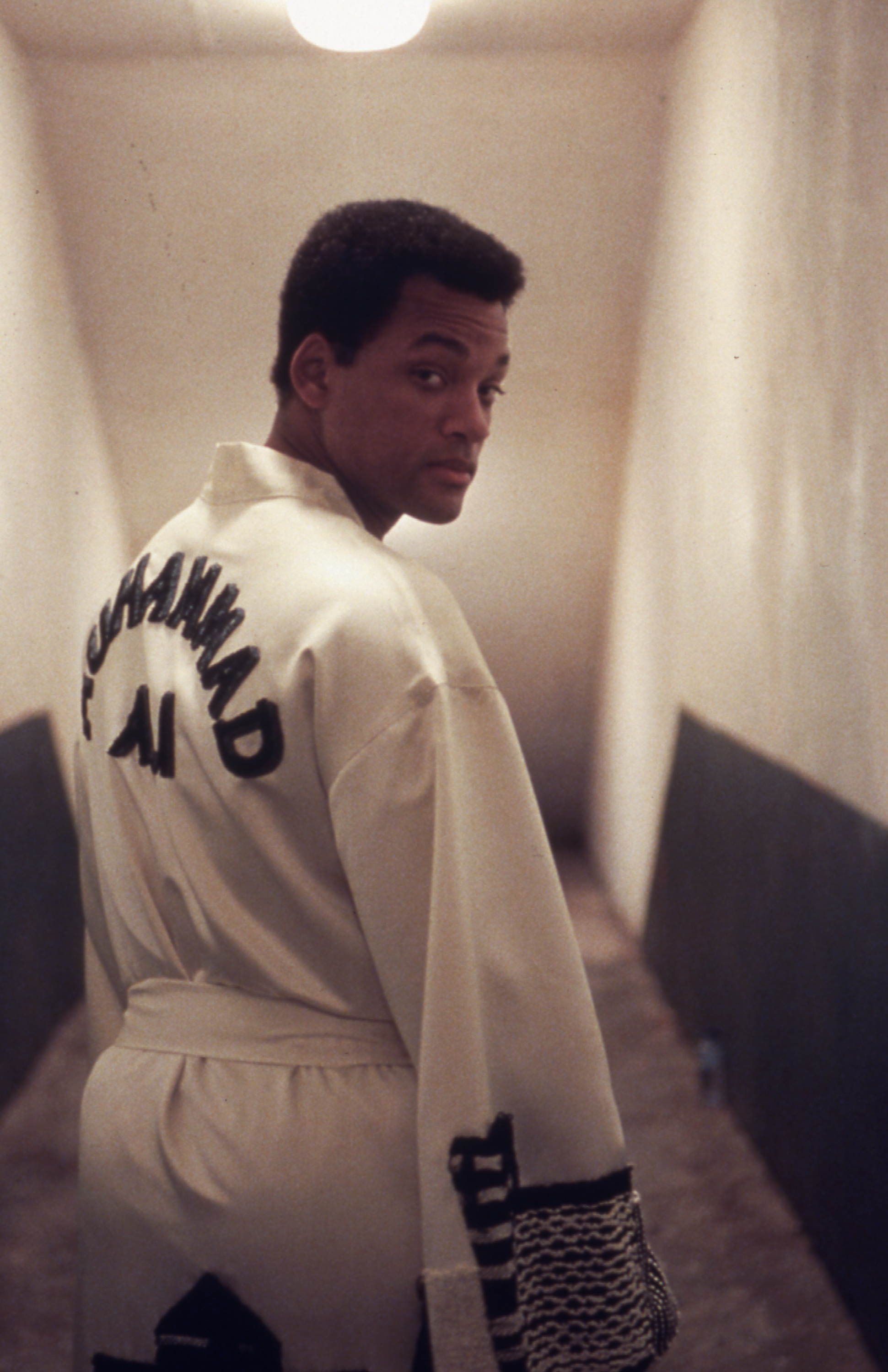 Ali (Movie): Will Smith as Cassius Clay Jr., Cassius X, Muhammad Ali. 1950x3000 HD Background.