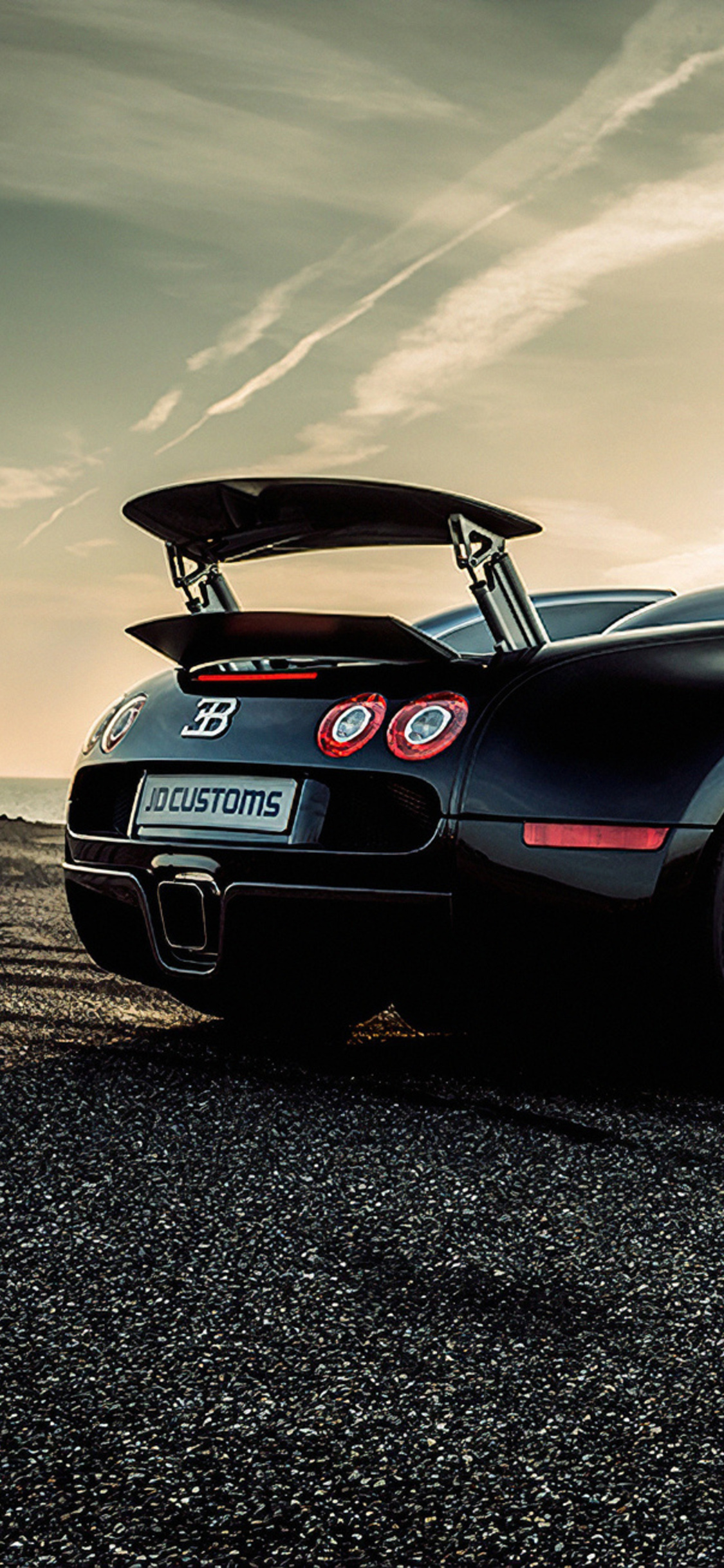 Bugatti Veyron, Exquisite craftsmanship, High-end luxury, Captivating design, 1130x2440 HD Phone