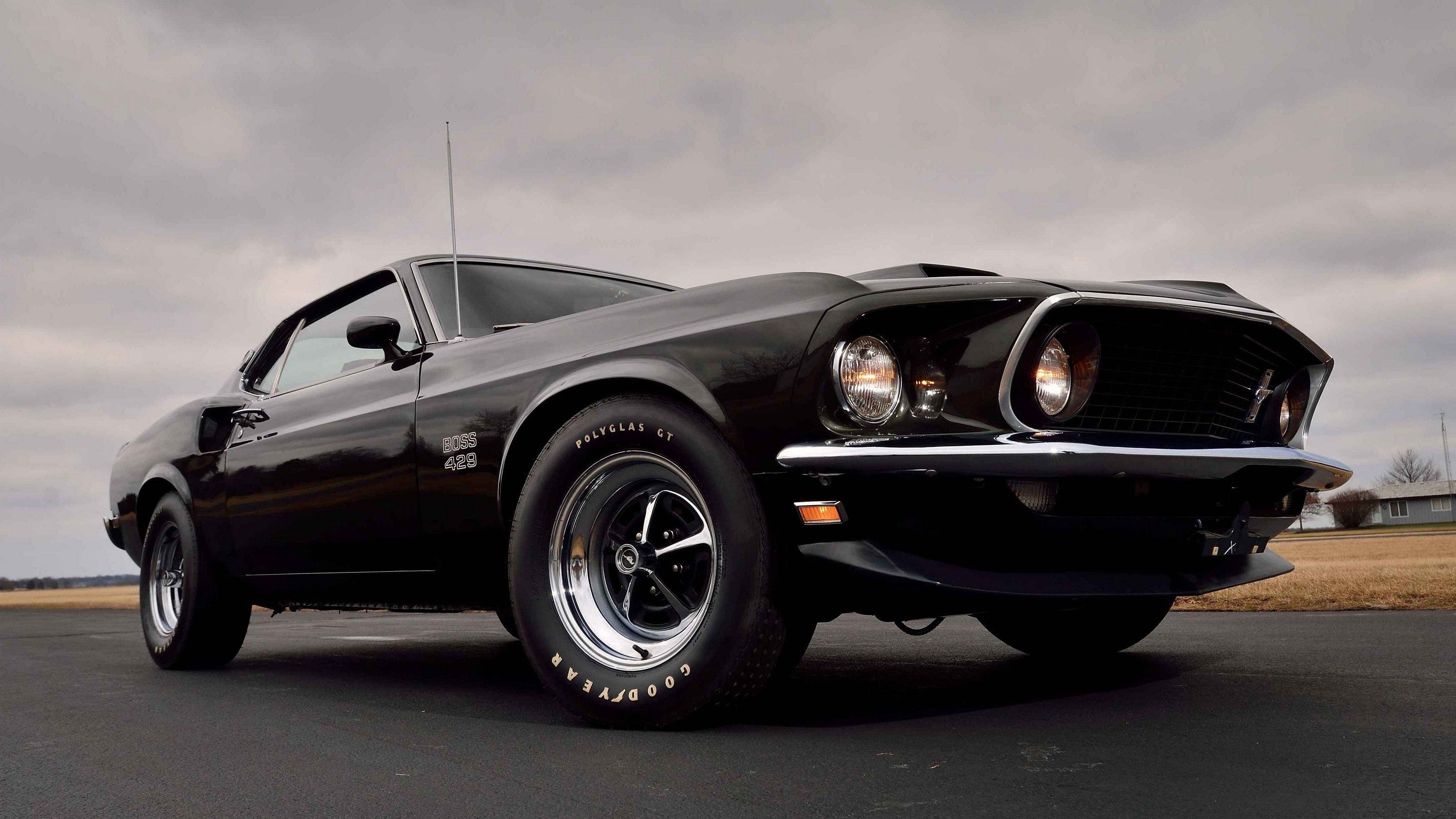 1969 Ford Mustang, Retro cool, Machine of dreams, Bold styling, Muscle car heyday, 3000x1690 HD Desktop