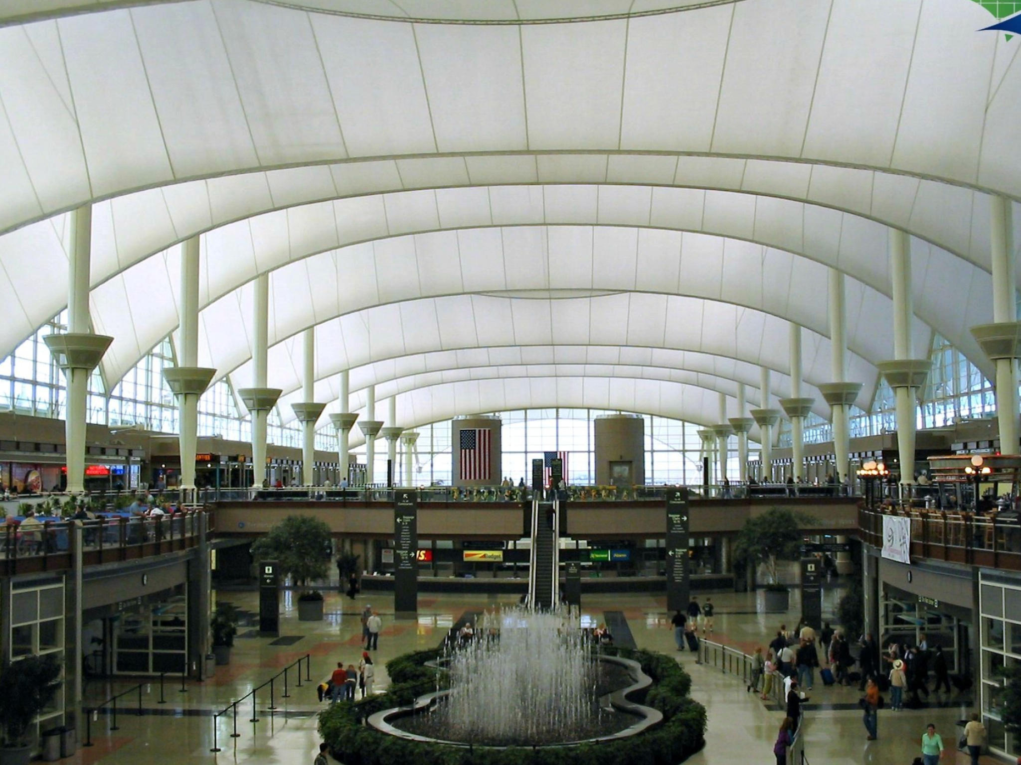 Denver International Airport, Tensile roof, Denver airport, Architecture, 2050x1540 HD Desktop