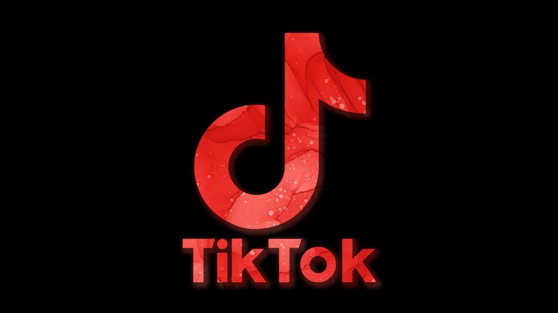 TikTok: Sharing platform, Launched by Chinese-owned company ByteDance. 1920x1080 Full HD Background.