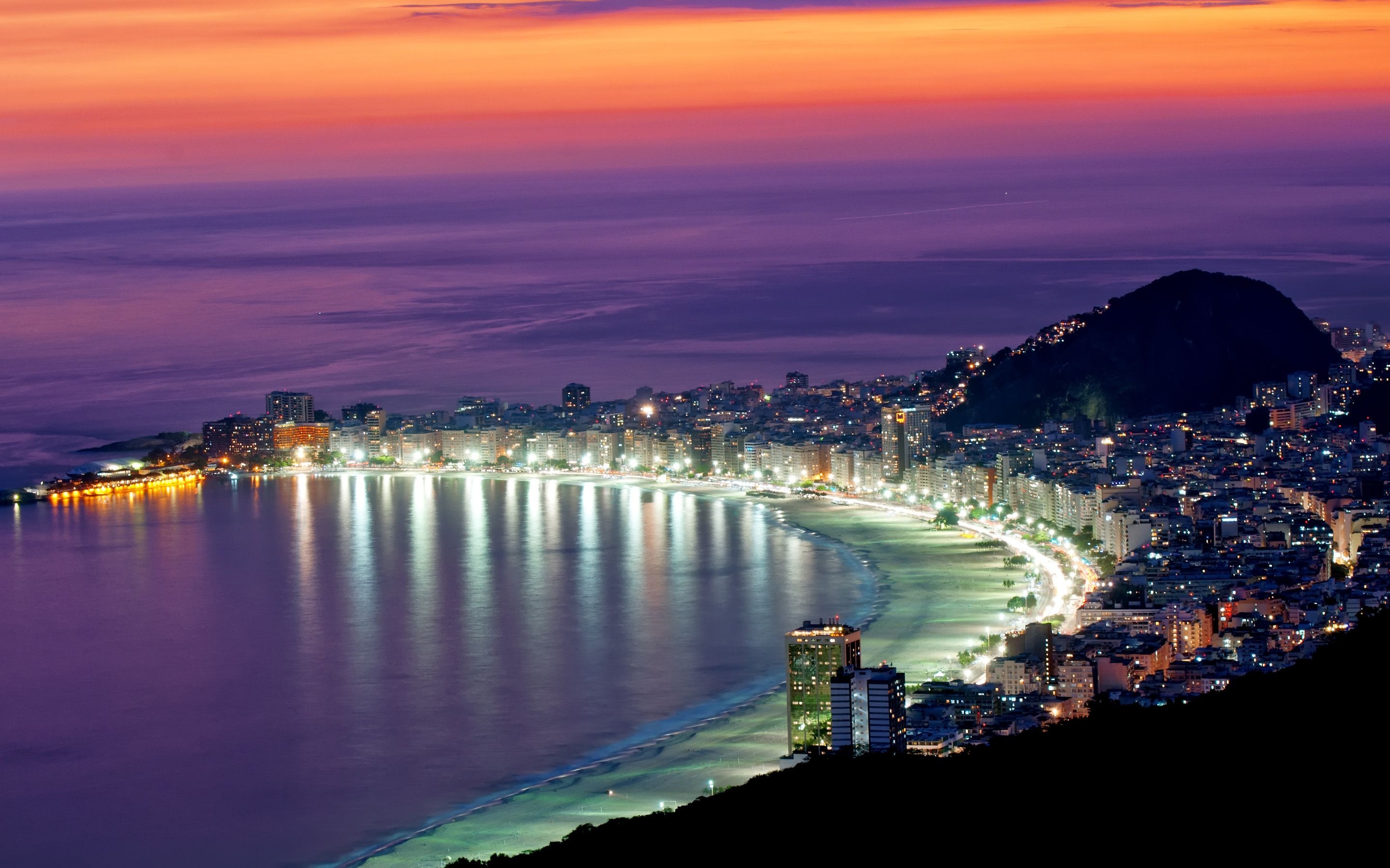 Copacabana wallpapers, Top backgrounds, Beach-inspired, Scenic beauty, 2880x1800 HD Desktop