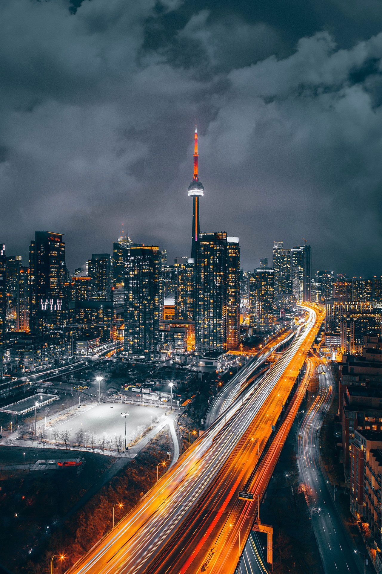 Toronto Skyline at Night, Travels, Great Canada ideas, Canada photography, 1280x1920 HD Phone