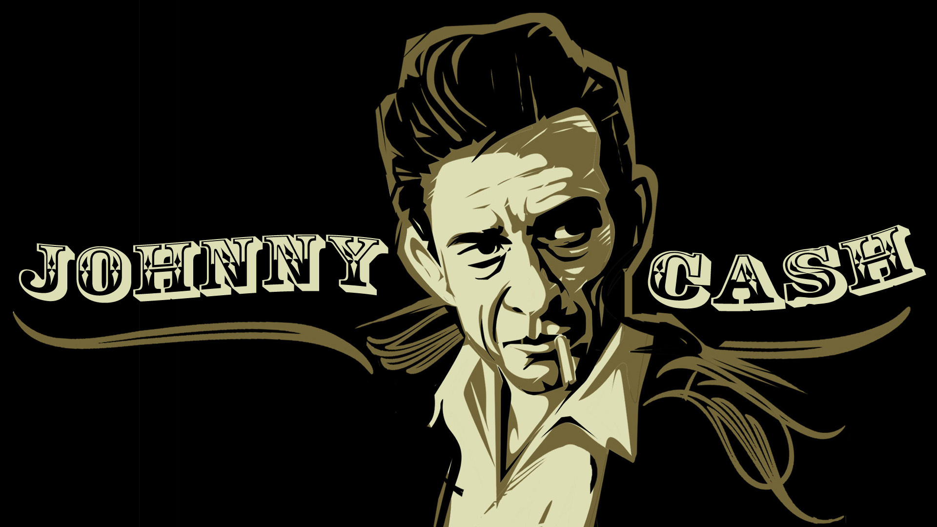 Johnny Cash Music, Country Gospel, Rock and Roll, Wallpaper, 1920x1080 Full HD Desktop