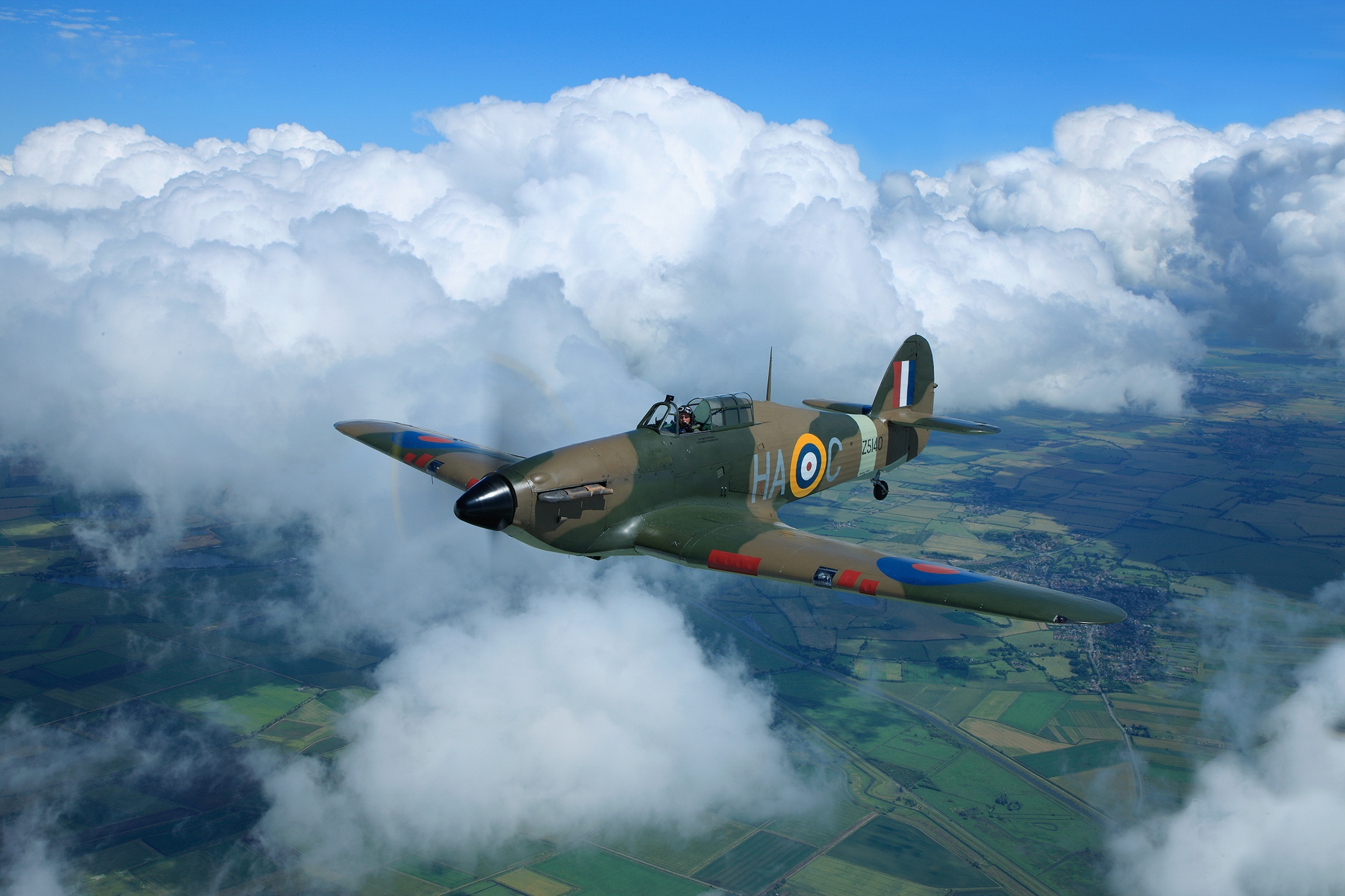 Hawker Hurricane, HD wallpaper, Military aircraft, Warplane, 2300x1540 HD Desktop