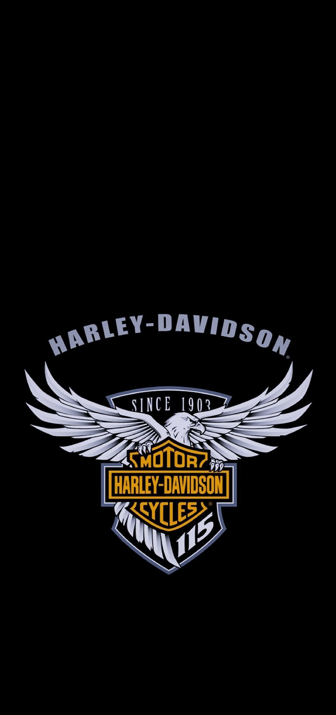 Harley-Davidson Logo, Auto, Harley-Davidson wallpapers, 1080x2300 HD Handy