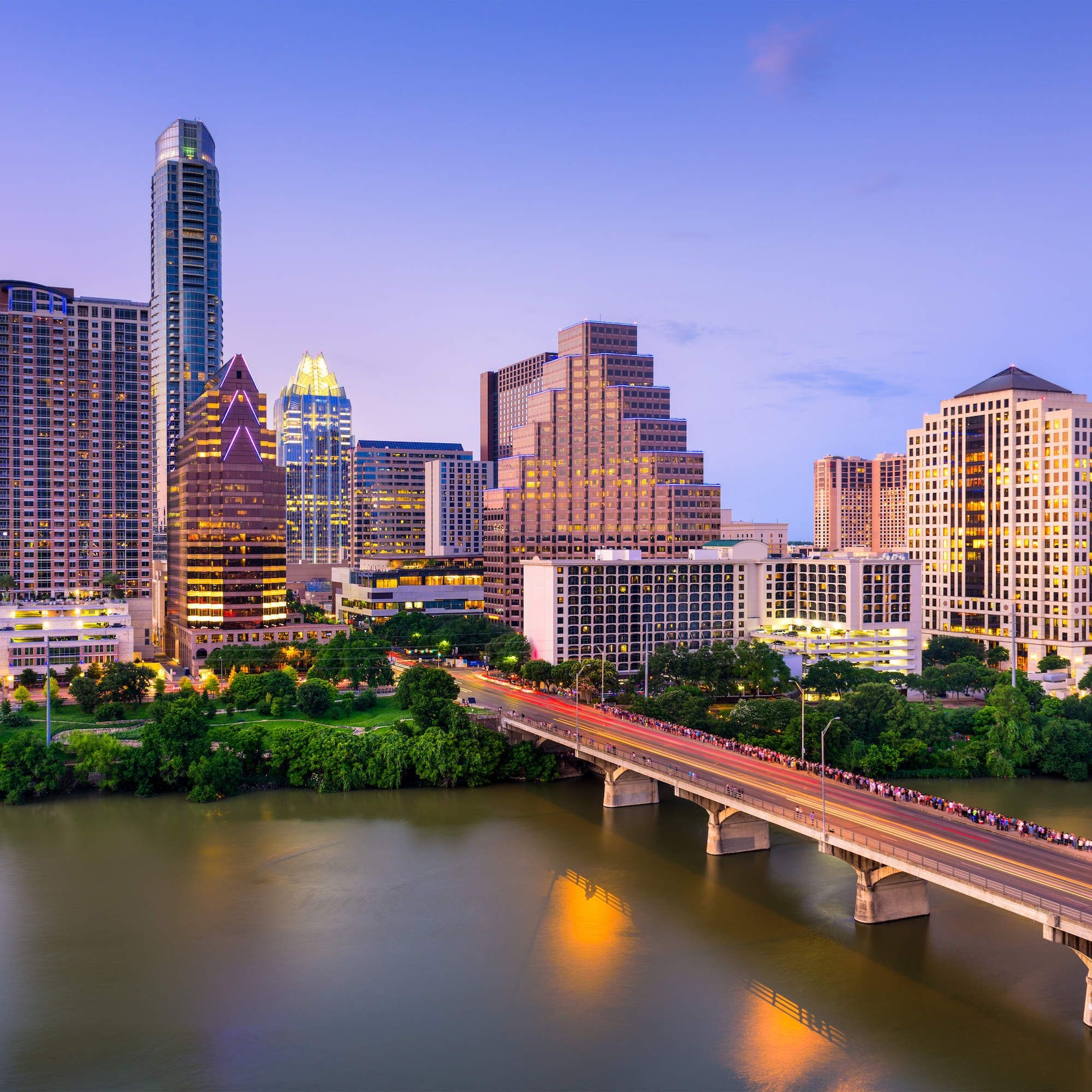 Austin Skyline, Beautiful runs, Best places to live, Retirement destinations, 2000x2000 HD Handy