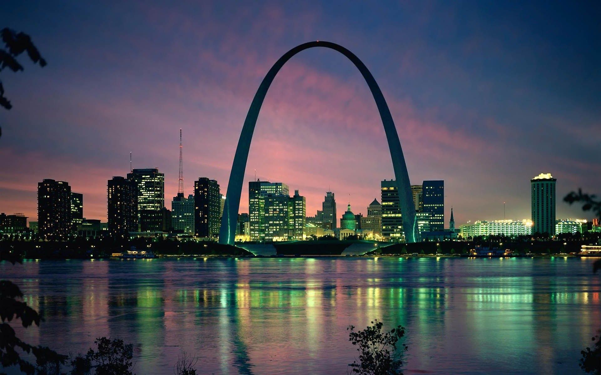Gateway Arch (St. Louis), Skyline wallpapers, Travel destination, Landmark, 1920x1200 HD Desktop