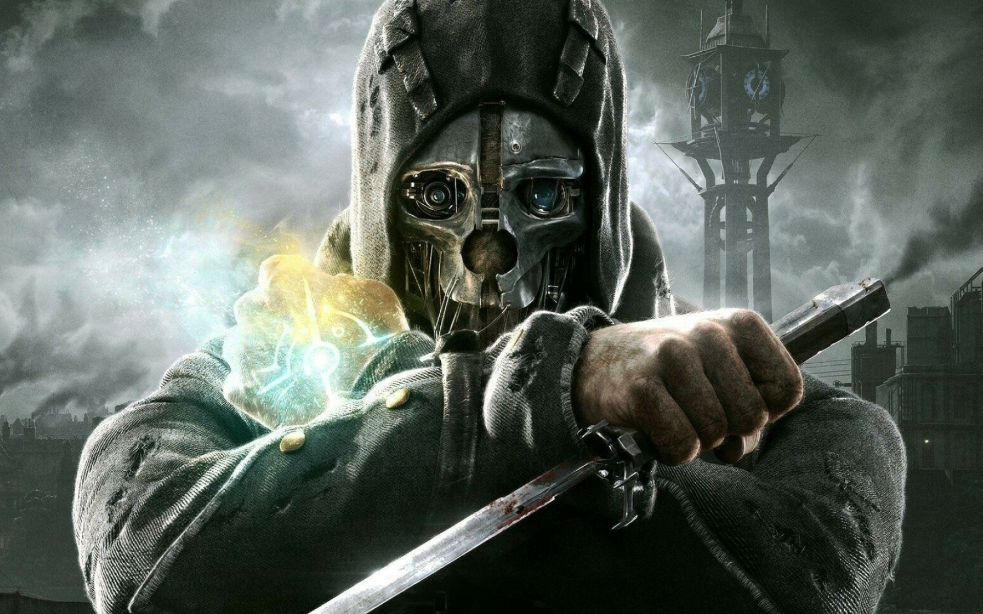 Dishonored: Corvo, Rated number thirty among "The 50 Most Badass Video Game Characters Of All Time". 1920x1200 HD Wallpaper.