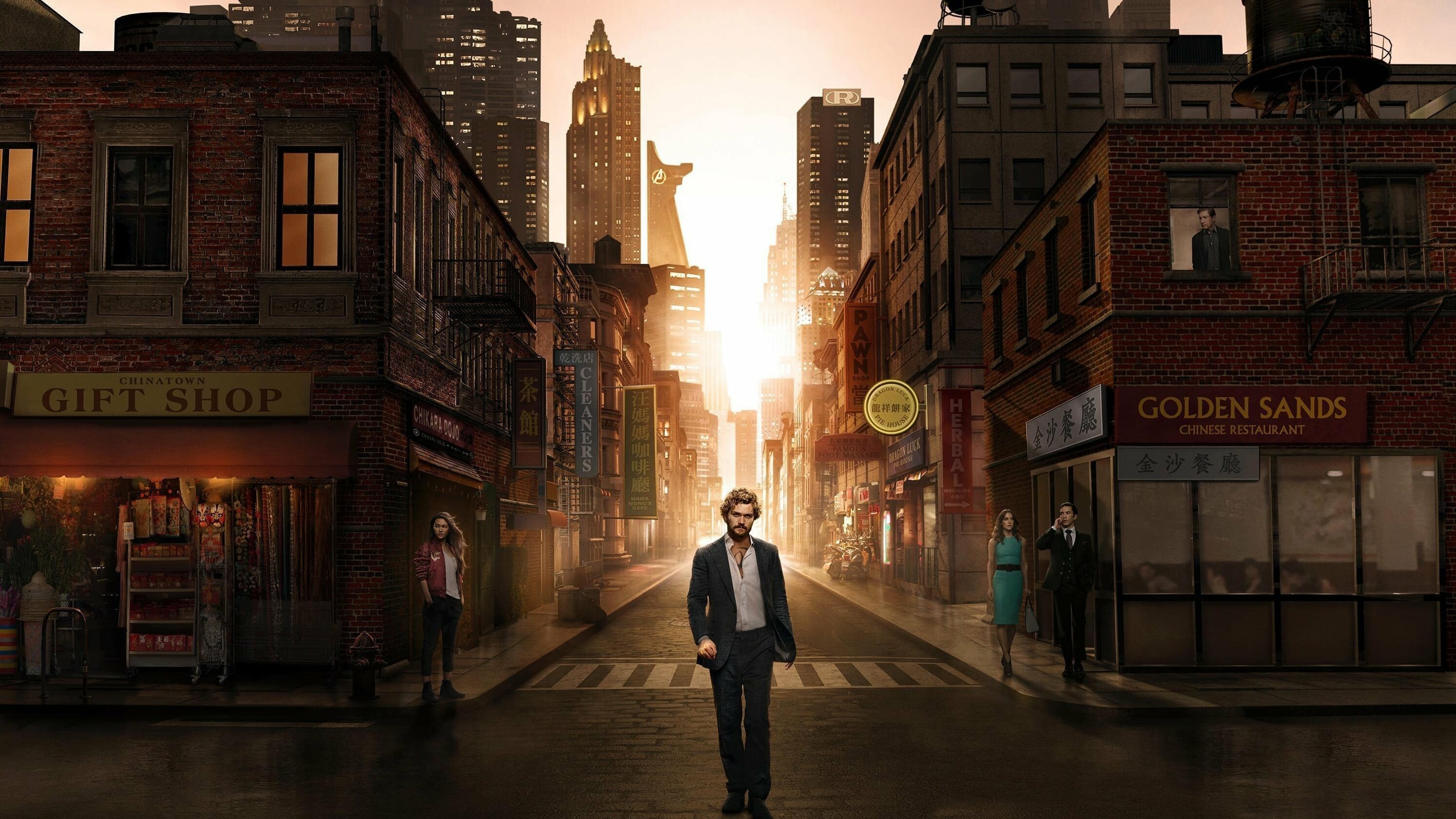 Iron Fist: Marvel's TV Series 2017-2018, Based on the MC character. 2990x1680 HD Background.