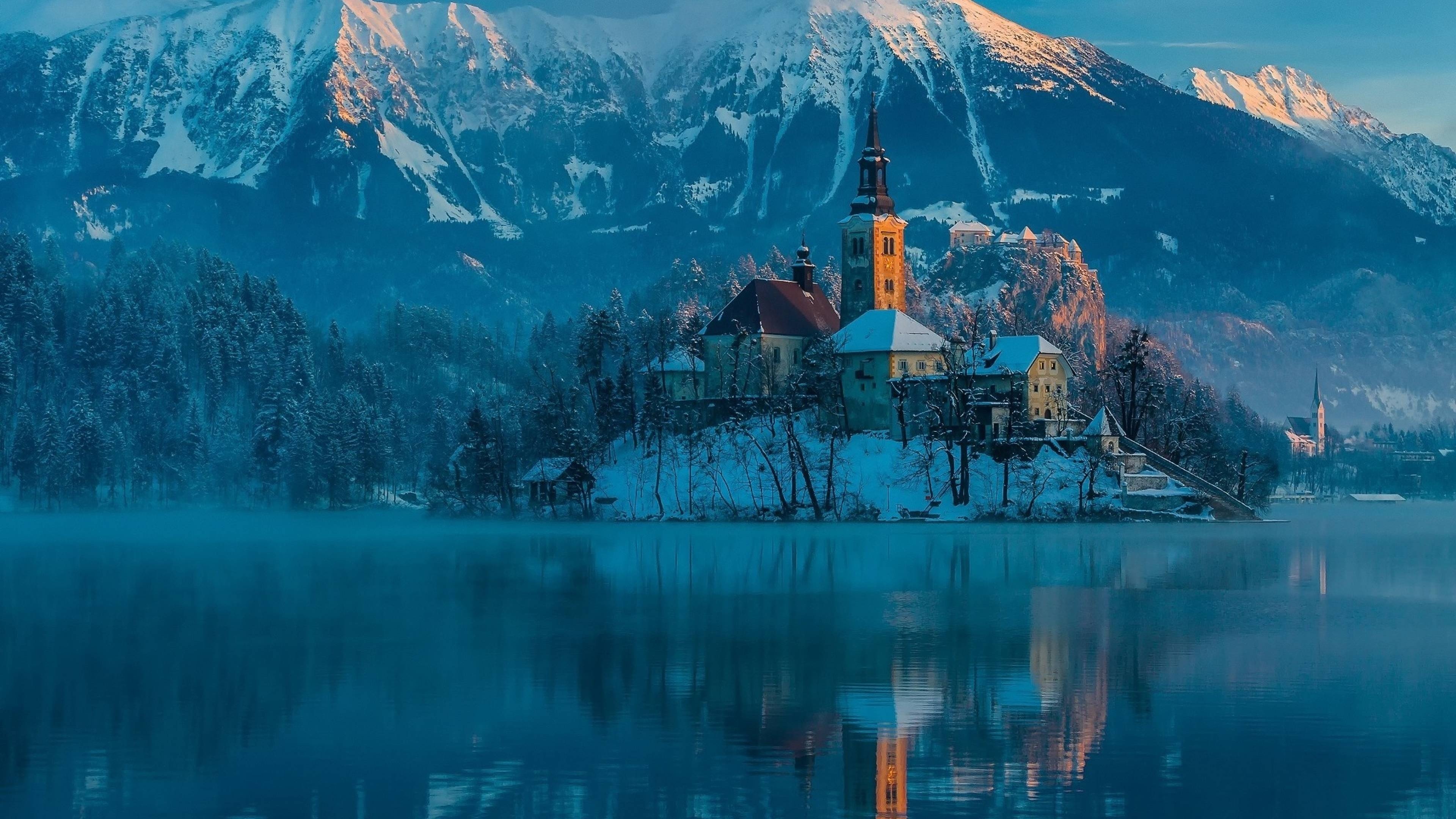 Lake Bled, Slovenia, 4K, Breathtaking scenery, 3840x2160 4K Desktop