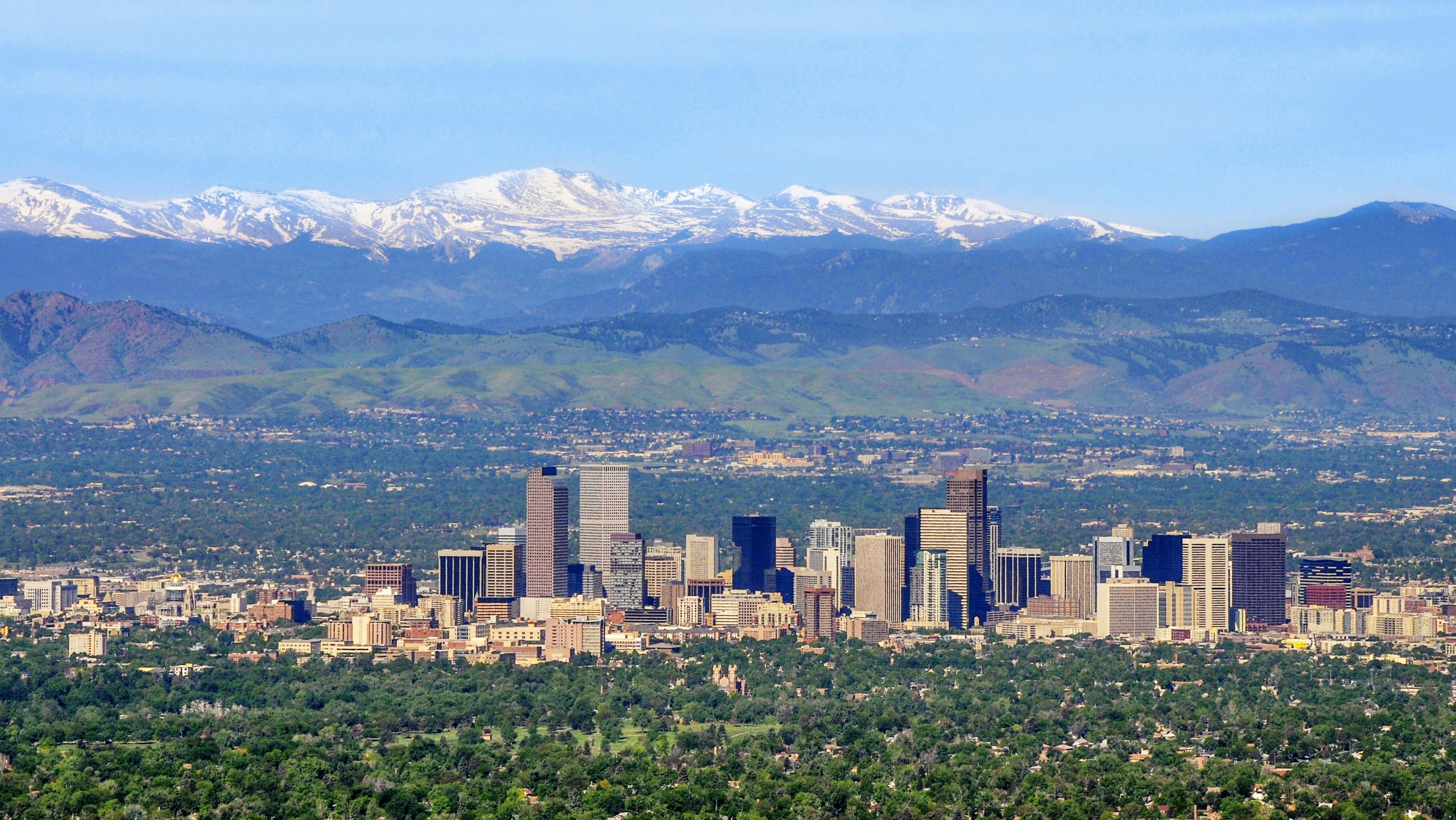 Denver Skyline, Travels, Denver Colorado, 3640x2050 HD Desktop