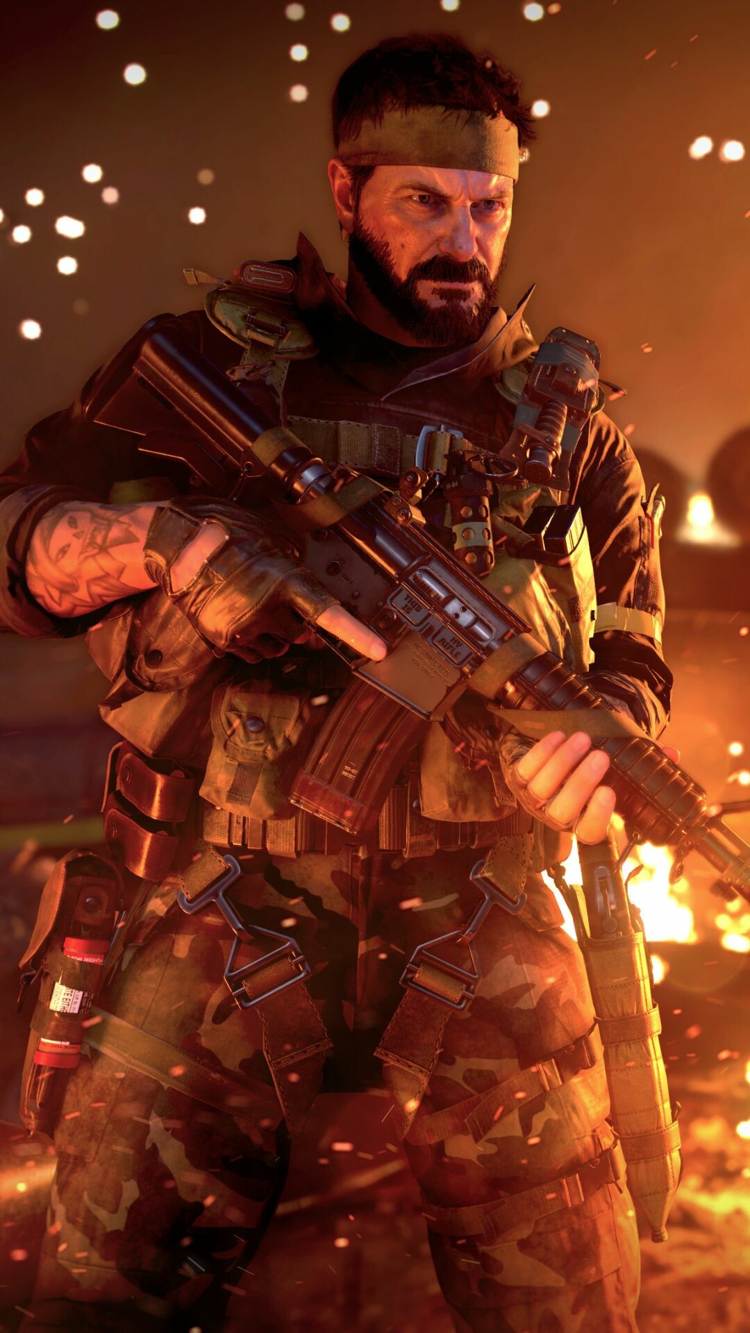 Call of Duty: CoD: Black Ops Cold War, Frank Woods, First-person shooter. 1080x1920 Full HD Wallpaper.