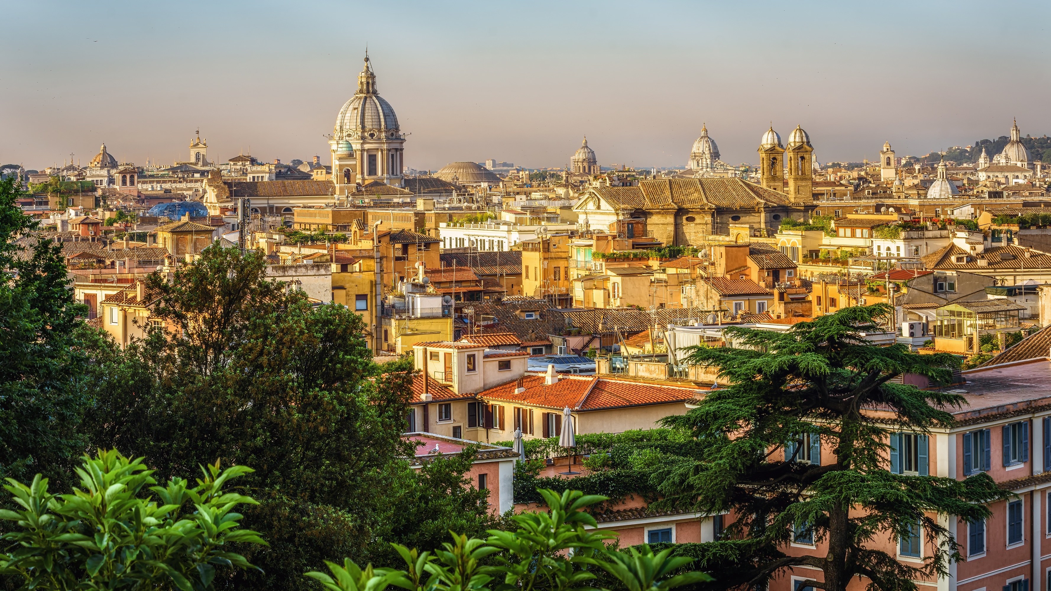 Rome HD wallpaper, Background image, Italian cityscape, Historic sites, 3560x2000 HD Desktop