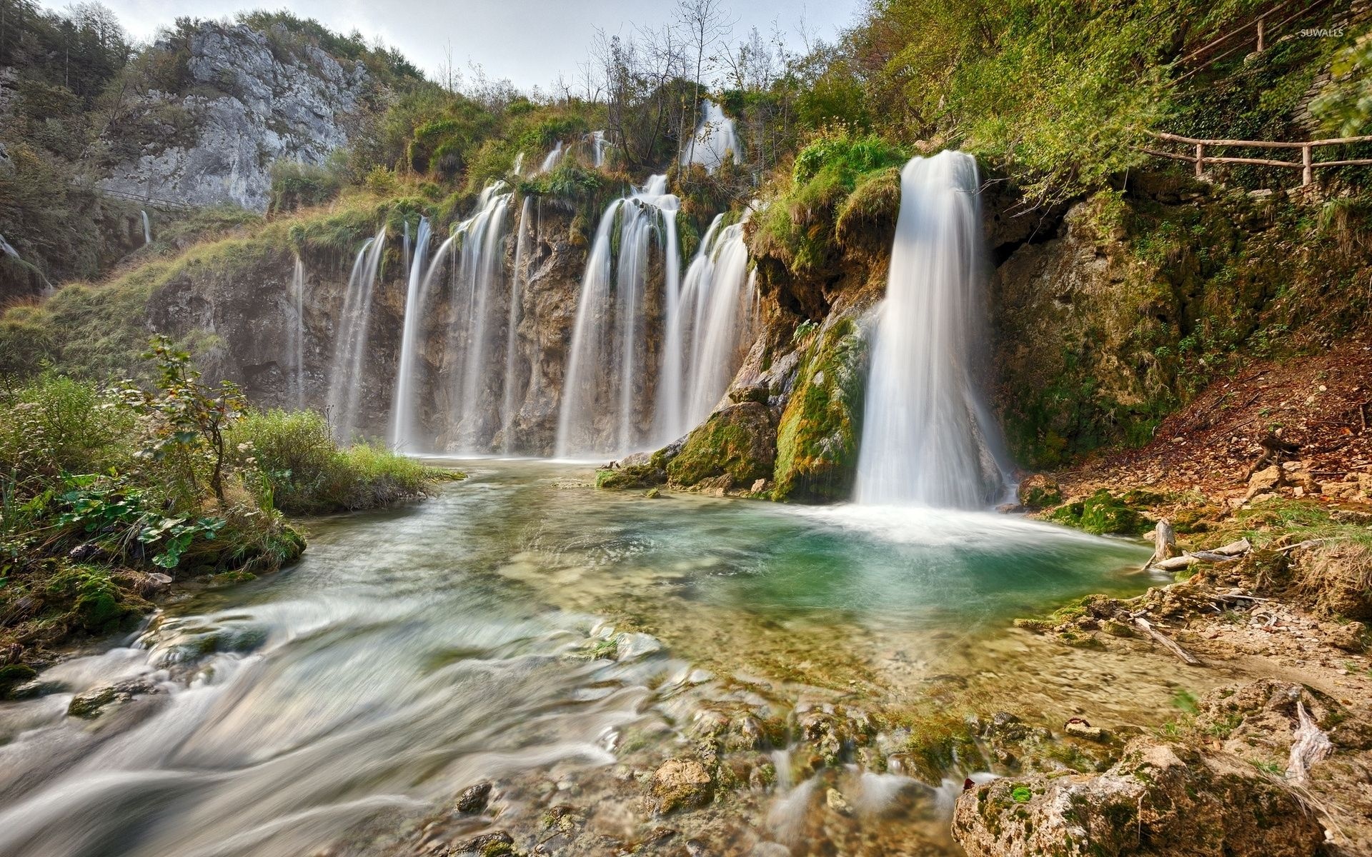 Plitvice Lakes National Park, HD wallpapers, Natural wonder, Croatia, 1920x1200 HD Desktop