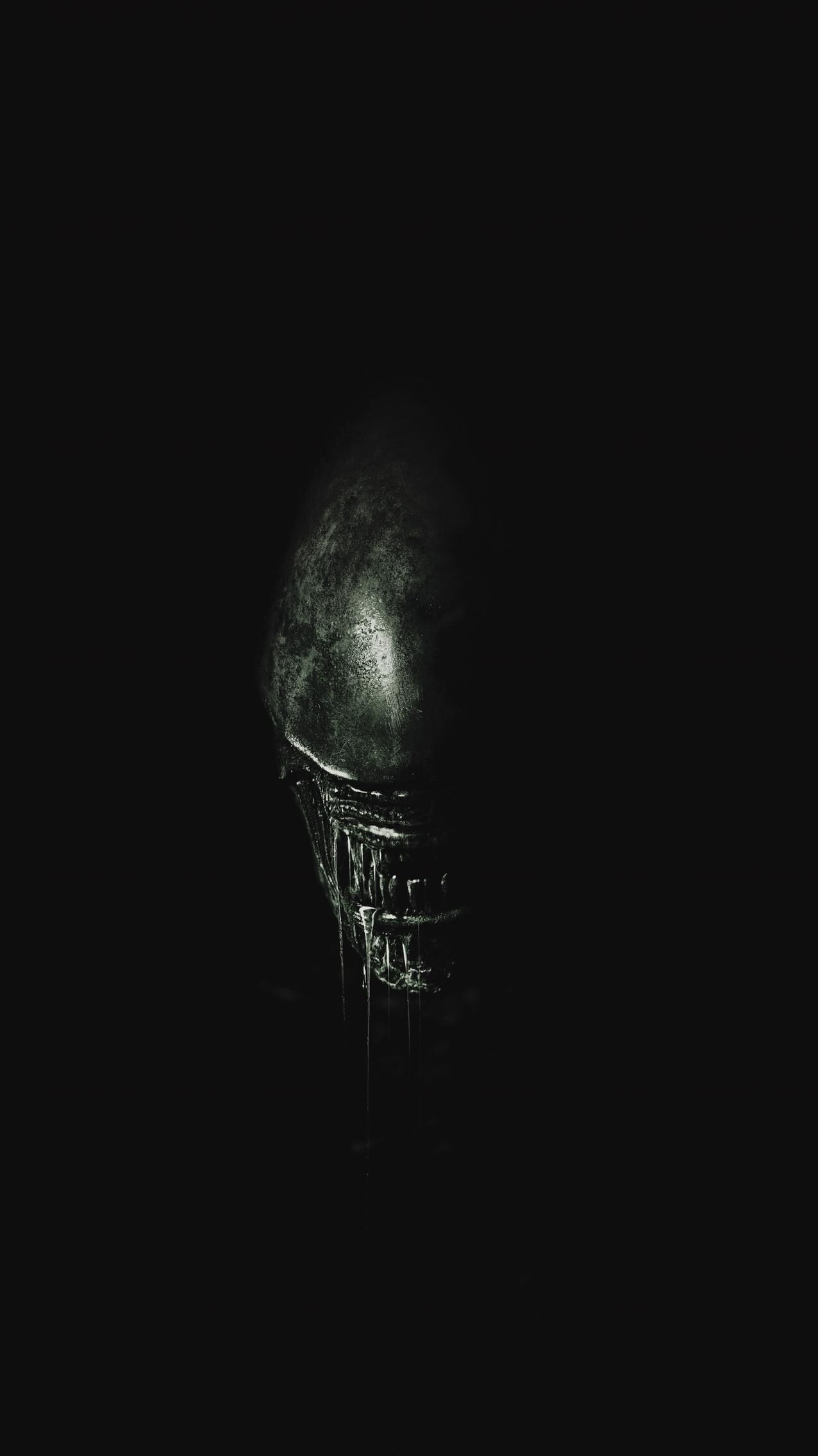 H.R. Giger: Aliens Movie Art, Science Fiction Action Film, The Second Film In The Franchise, Written And Directed By James Cameron. 1280x2270 HD Background.