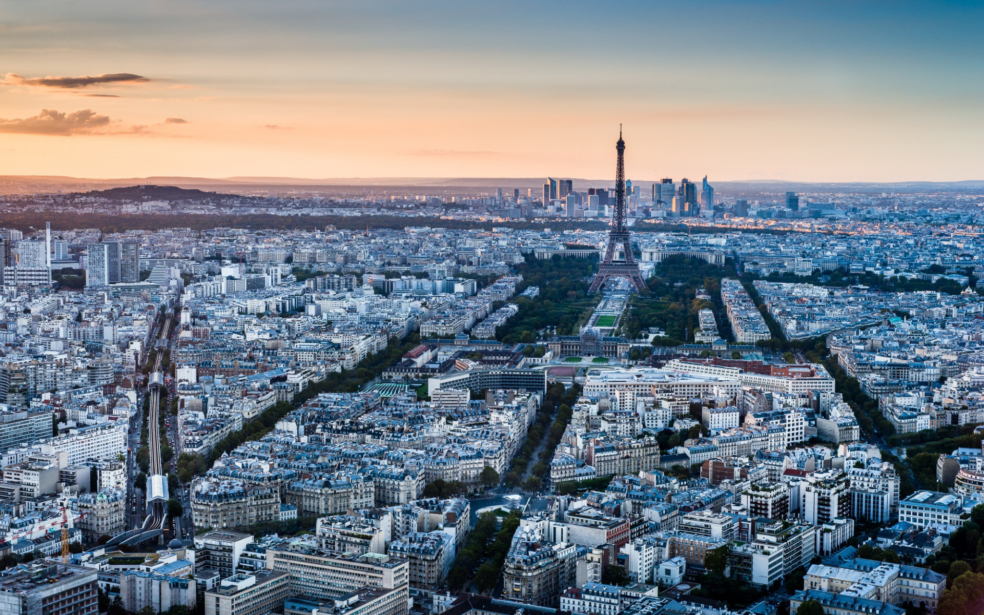 Paris Skyline, Travels, Eiffel Tower, Cityscape Paris skyline, 1920x1200 HD Desktop