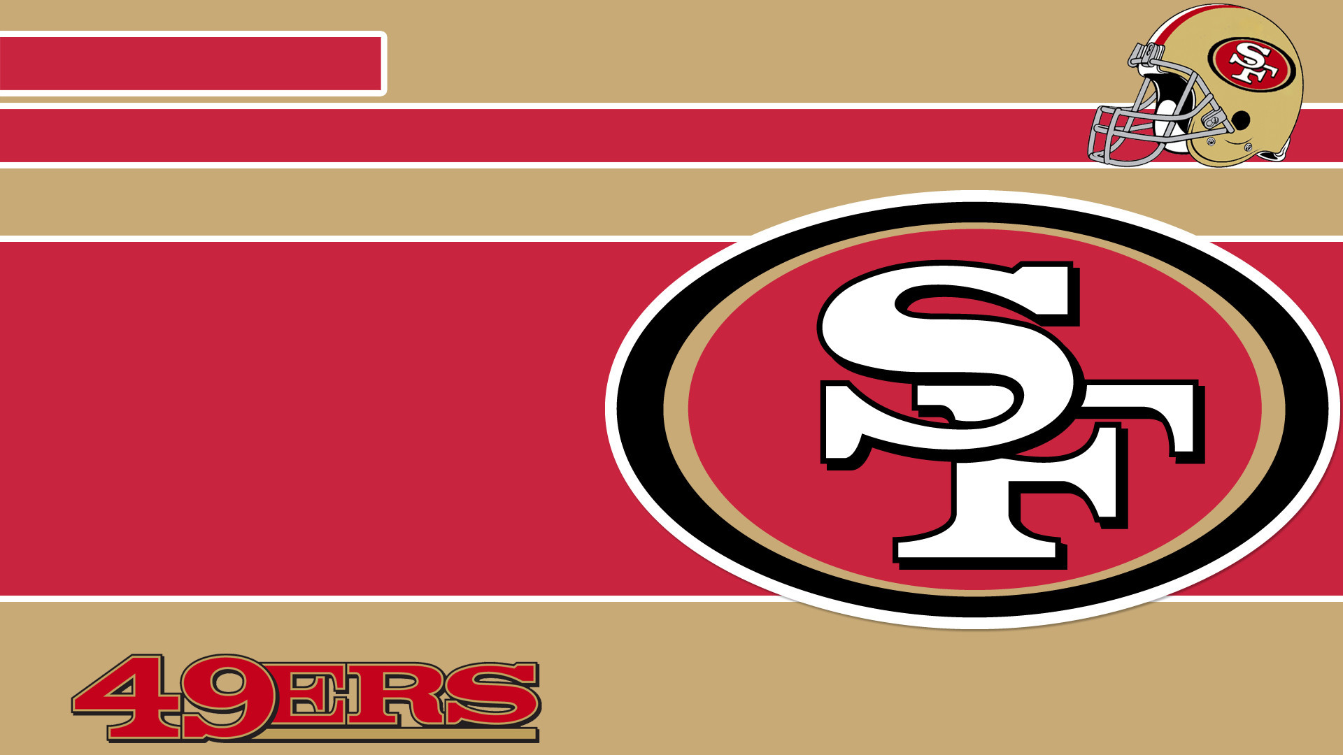 49ers logo, HD wallpapers, Modern designs, Posted by Ethan Simpson, 1920x1080 Full HD Desktop