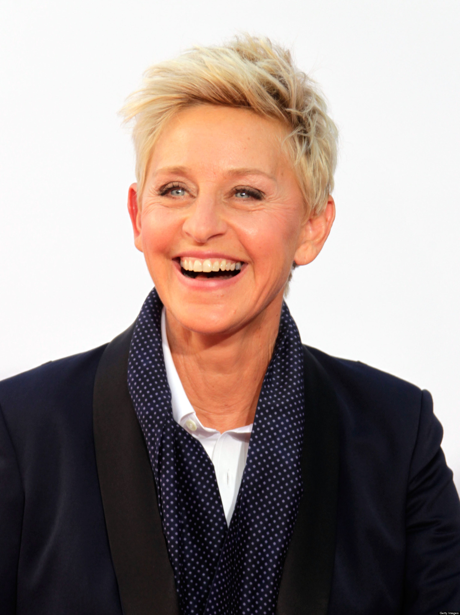 Ellen DeGeneres: American comedian and television host. 1540x2060 HD Background.