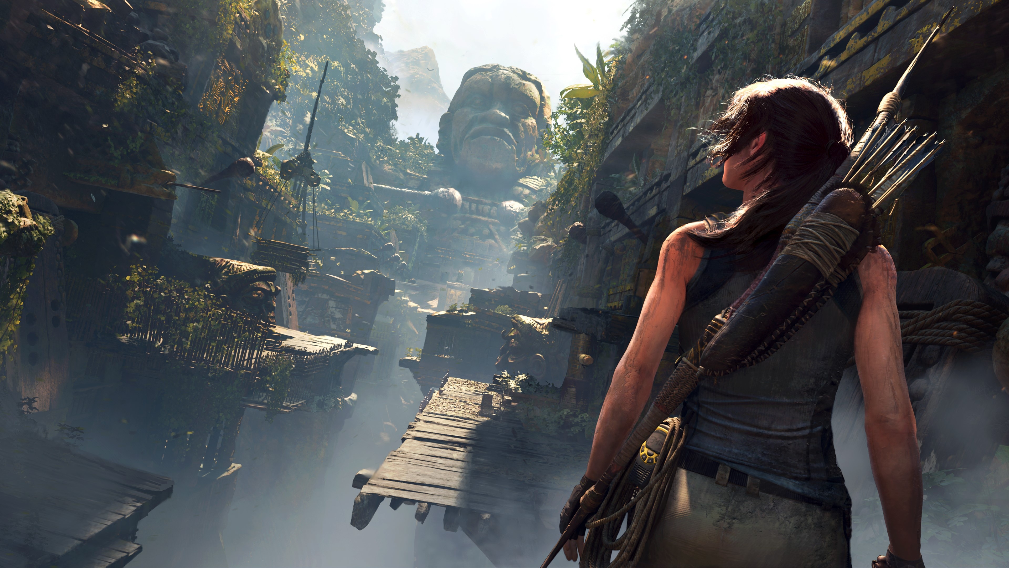 Tomb Raider definitive survivor trilogy, Ultimate gaming experience, Lara Croft's journey, 3840x2160 4K Desktop