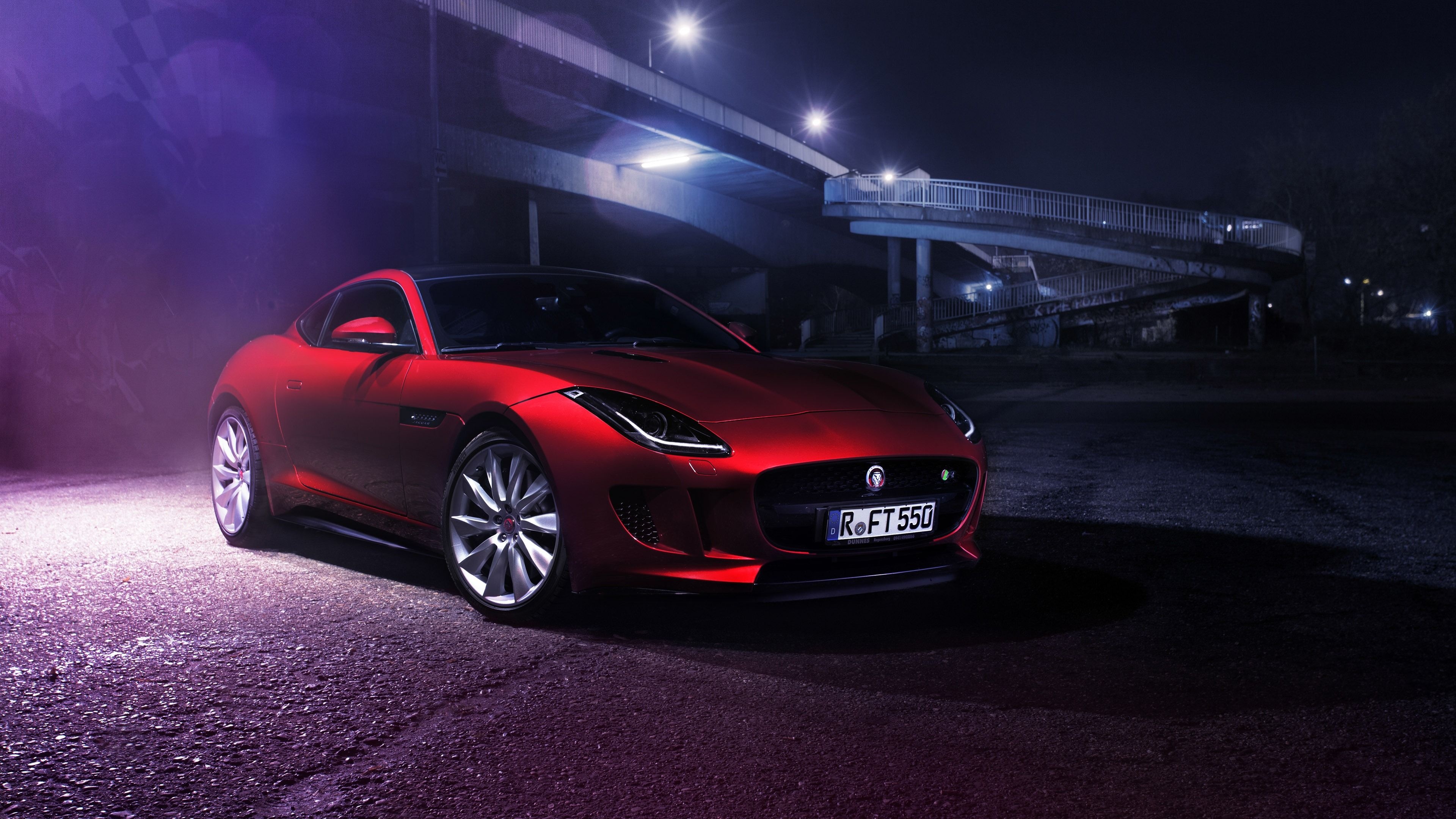 Jaguar F-TYPE, Red wallpapers, Bold and striking, Sports car allure, 3840x2160 4K Desktop